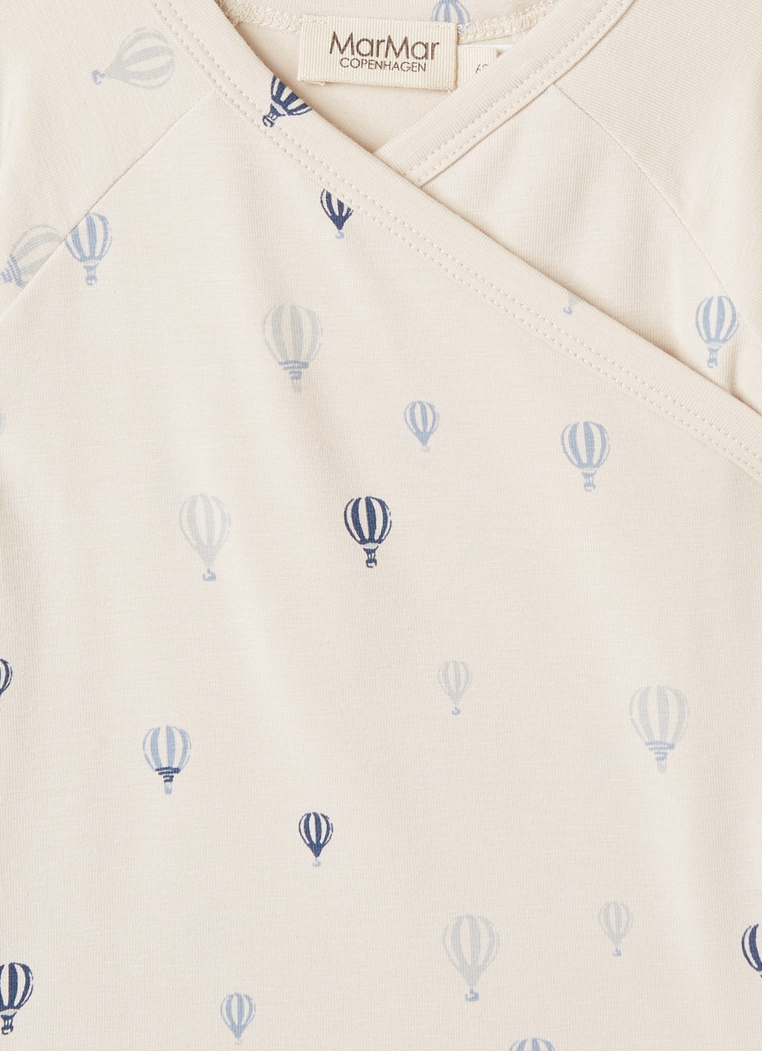 MarMar COPENHAGEN Tuti longsleeve met stretch - detail beige