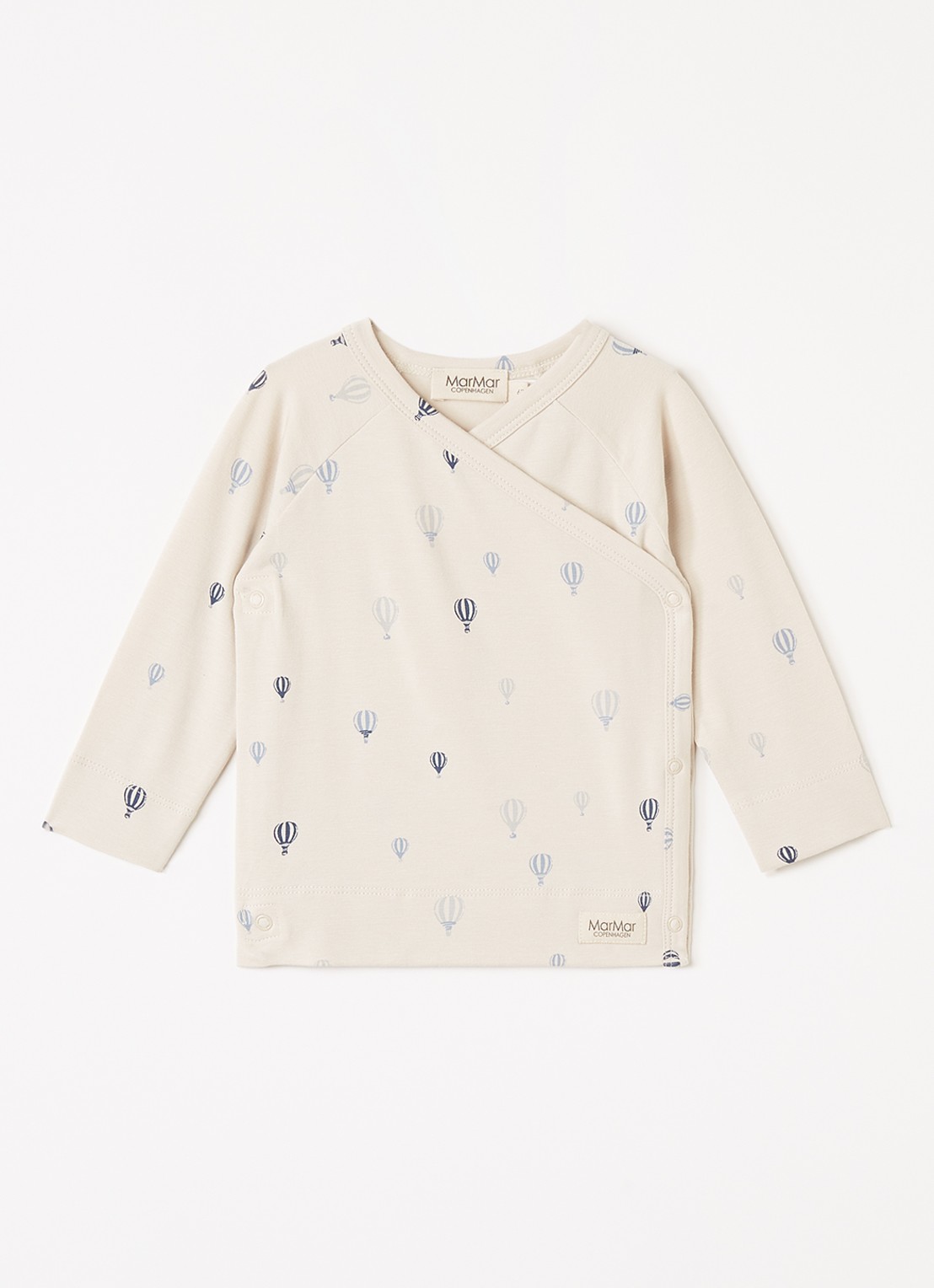 MarMar COPENHAGEN Tuti longsleeve met stretch - voorkant 2 beige