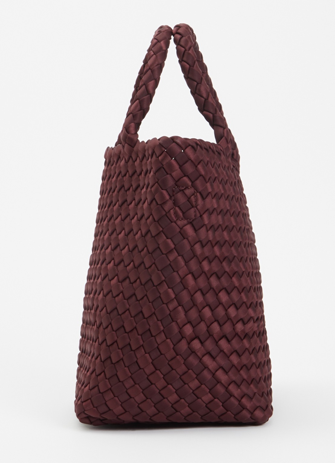 Marrea Midi handtas met afneembare schouderriem en gevlochten details  - detail 2 aubergine