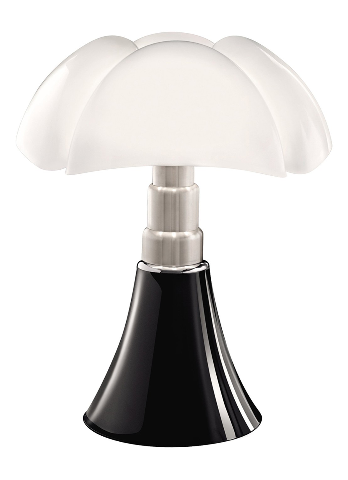 Martinelli Luce Pipistrello tafellamp LED dimbaar 66 x Ø55 cm - voorkant donkerbruin