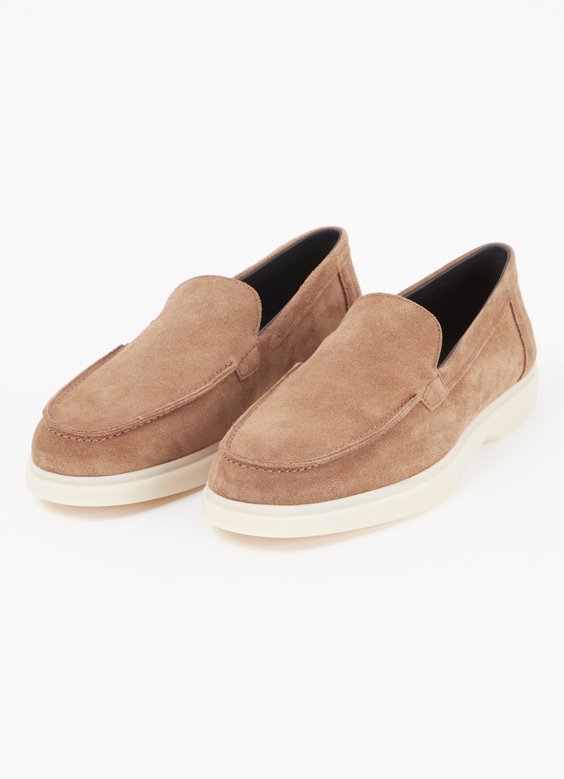 Mason Garments Amalfi loafer van suède  - detail bruin