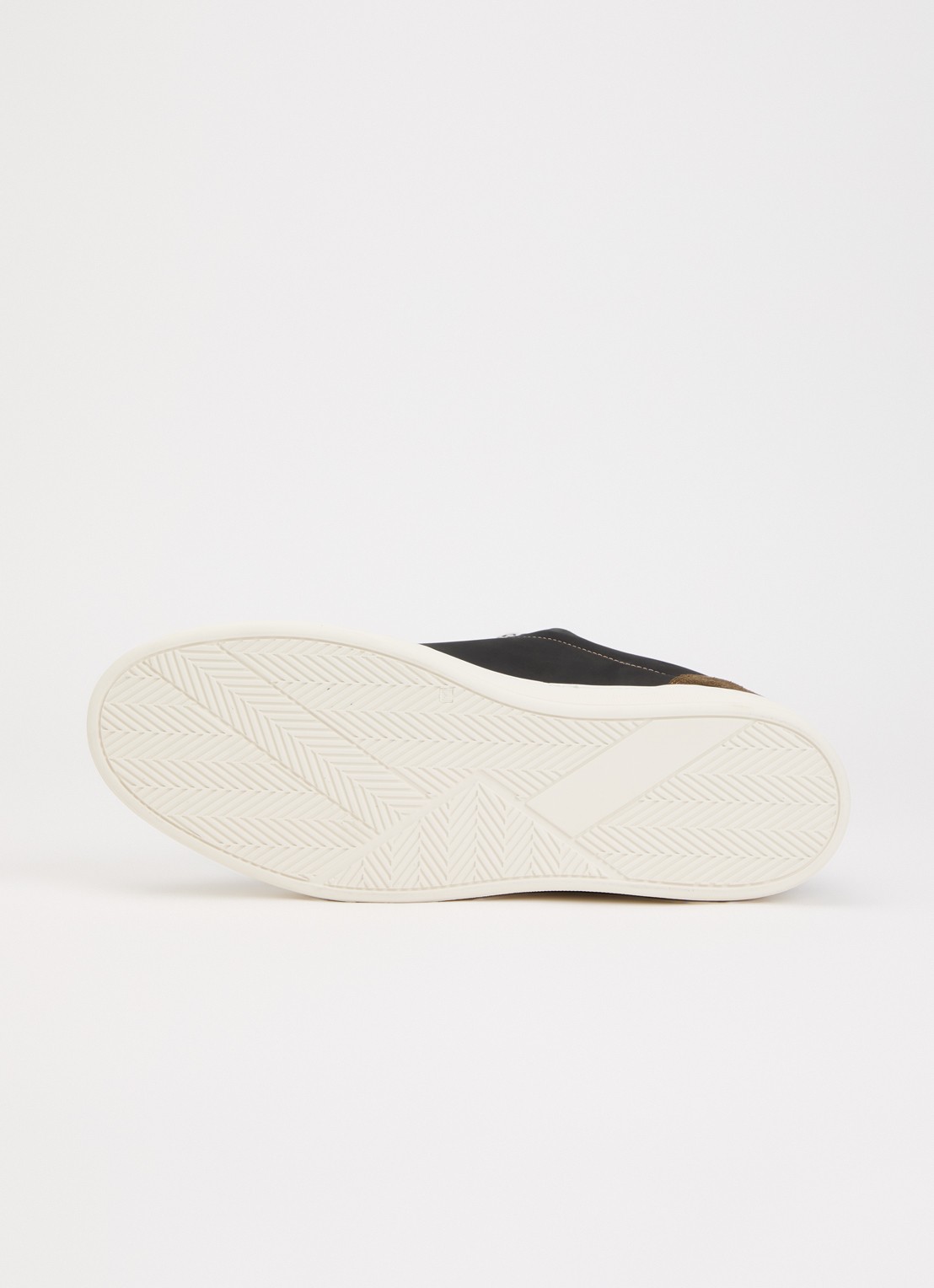 Mason Garments Atlantis sneaker van nubuck met suède details - detail 5 bronsgroen