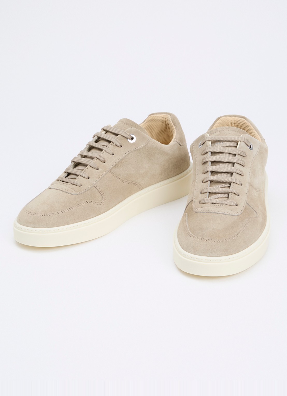 Mason Garments Como sneaker van suède  - detail grijs