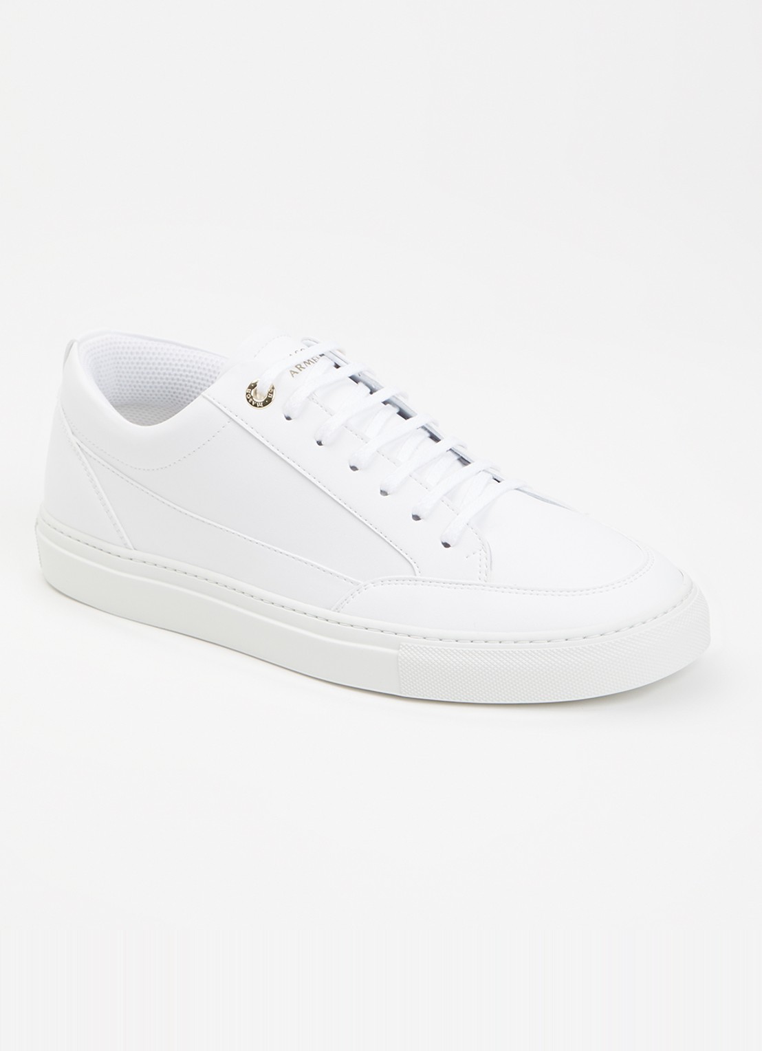 Mason Garments Tia Dress sneaker van leer - voorkant 5 gebroken wit