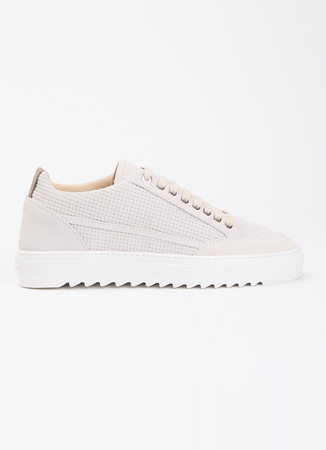 Mason Garments Tia Miscuglio sneaker van suède - voorkant lichtgrijs