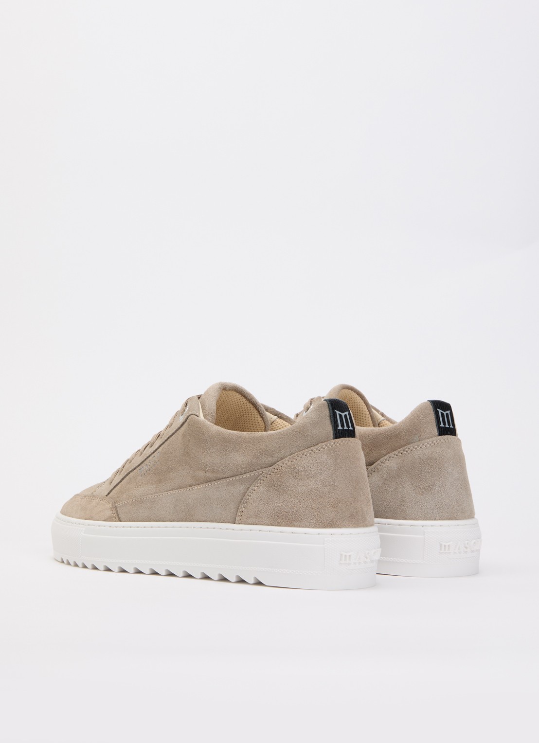 Mason Garments Tia Nativo sneaker van suède - achterkant 4 beige