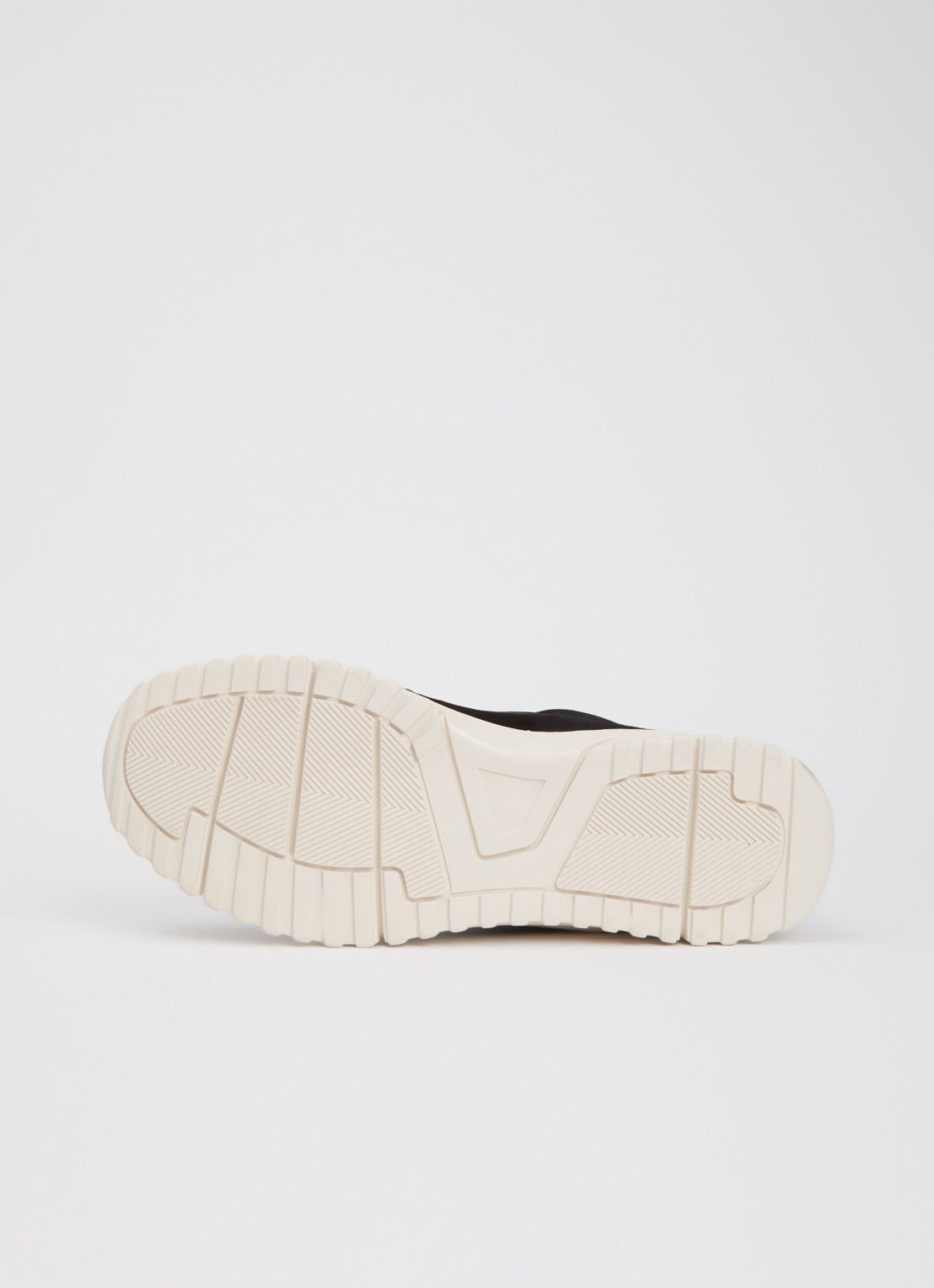 Mason Garments Tia Runner sneaker van suède met details van nubuck - detail 3 zwart