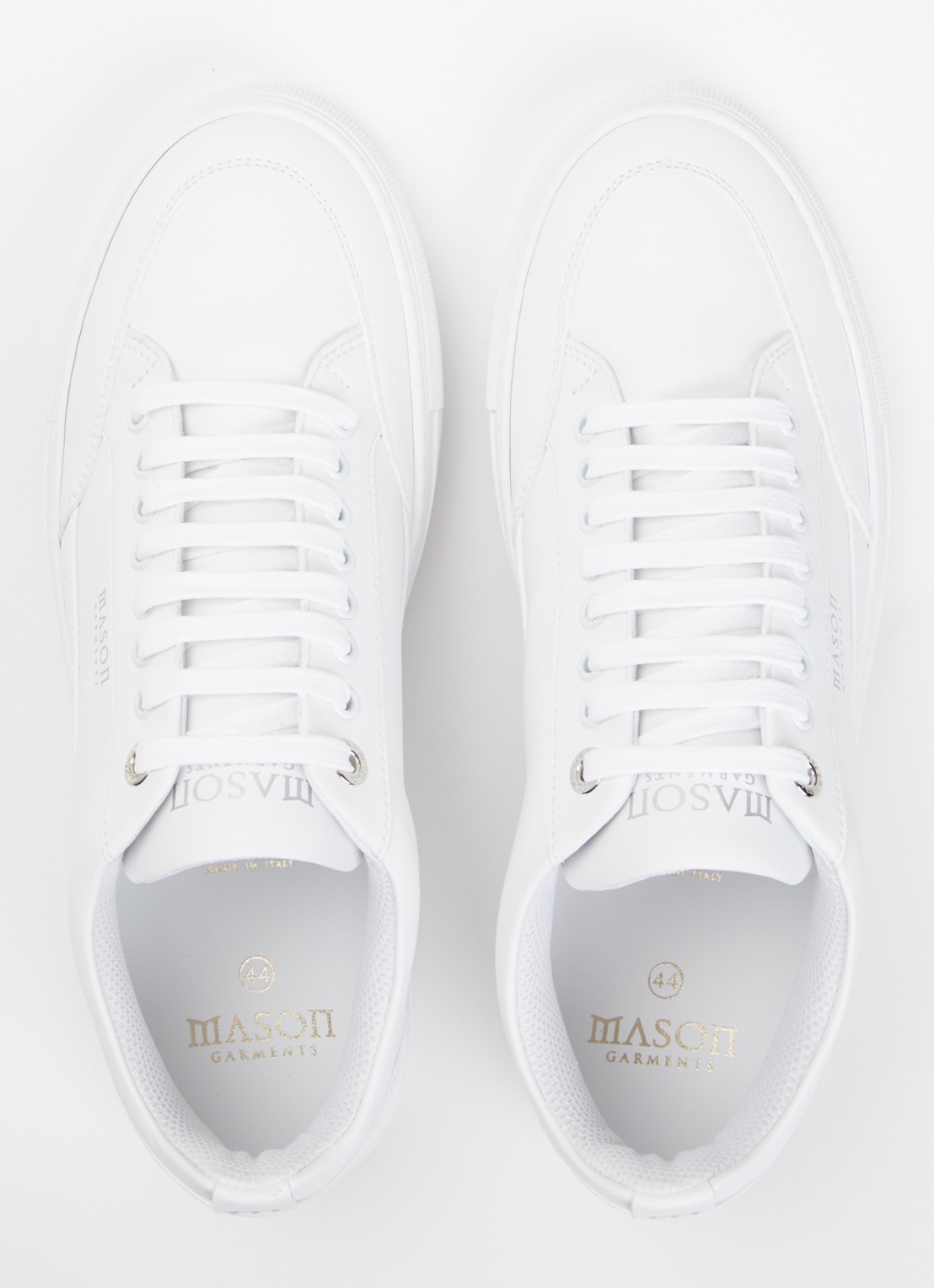 Mason Garments Tia sneaker van leer - detail 2 wit
