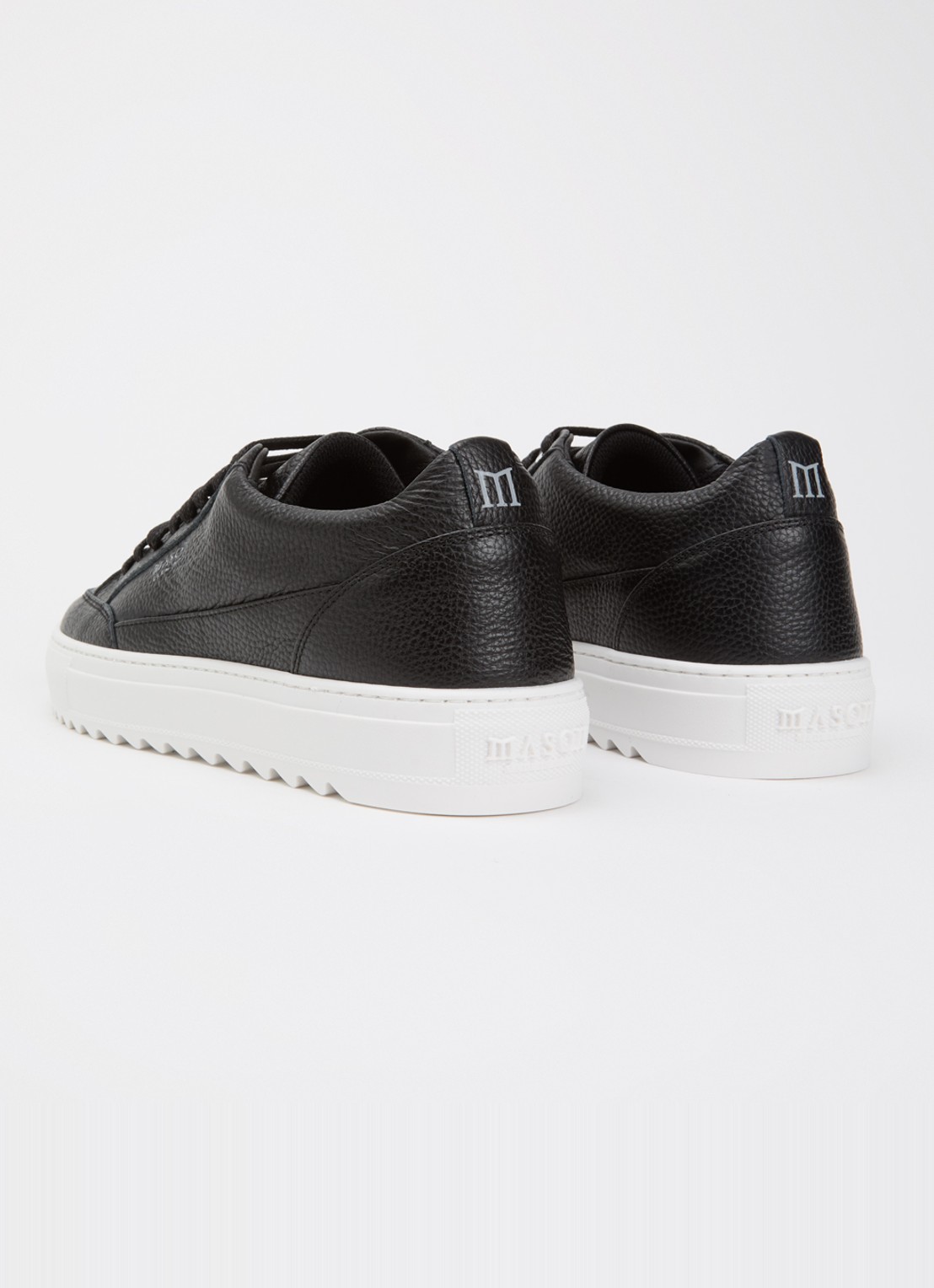 Mason Garments Tia sneaker van leer - achterkant 5 zwart