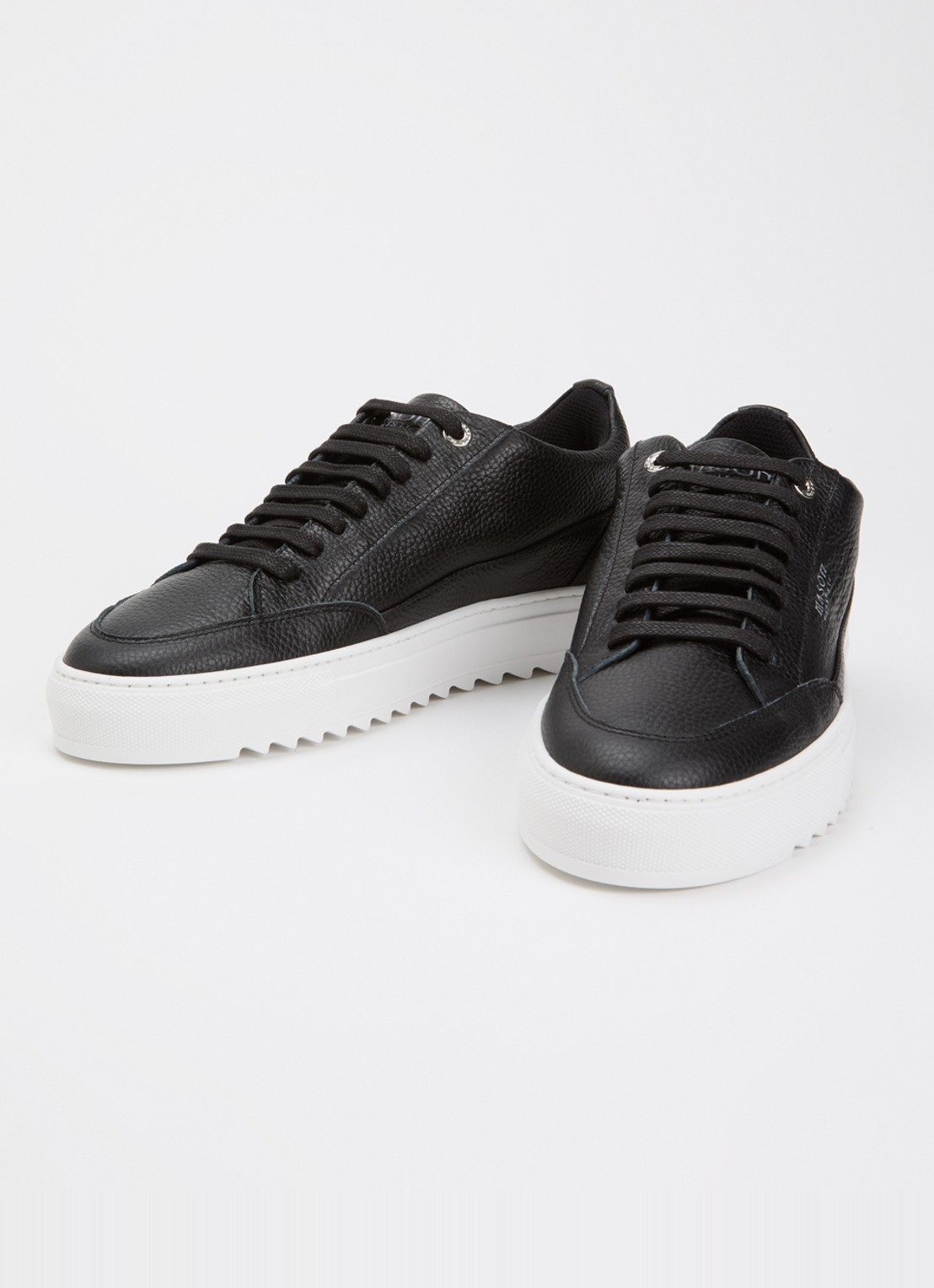 Mason Garments Tia sneaker van leer - detail zwart