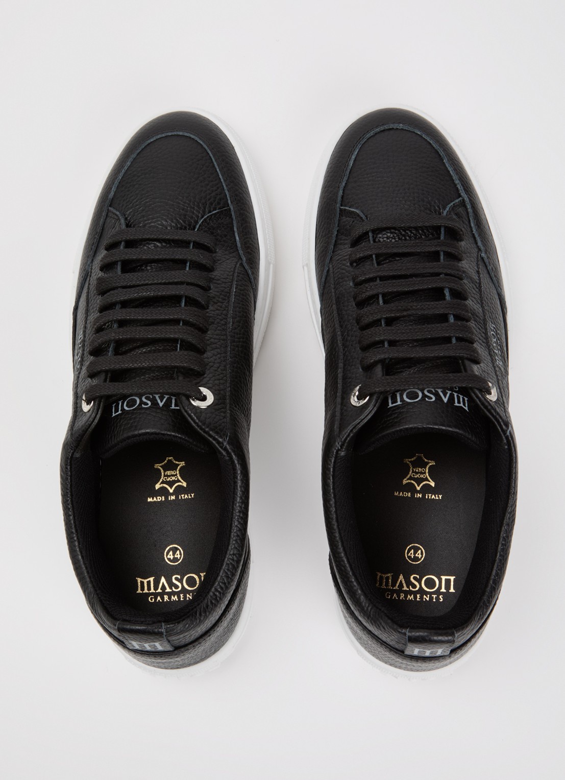 Mason Garments Tia sneaker van leer - detail 2 zwart