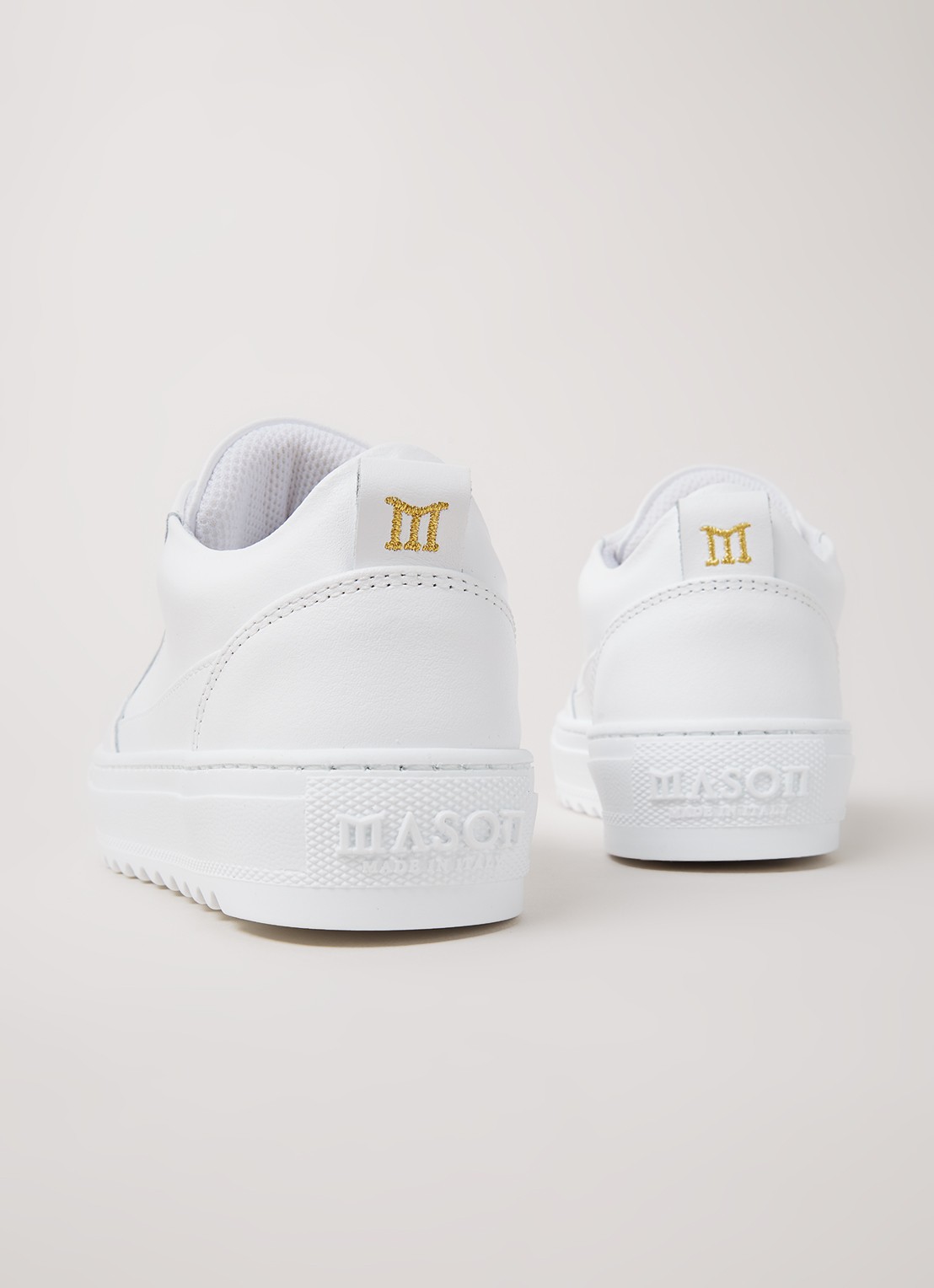 Mason Garments Tia sneaker van leer - detail 3 wit