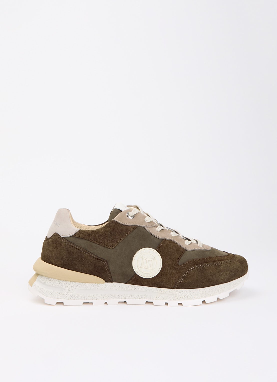 Mason Garments Tia sneaker van nubuck - voorkant bruin