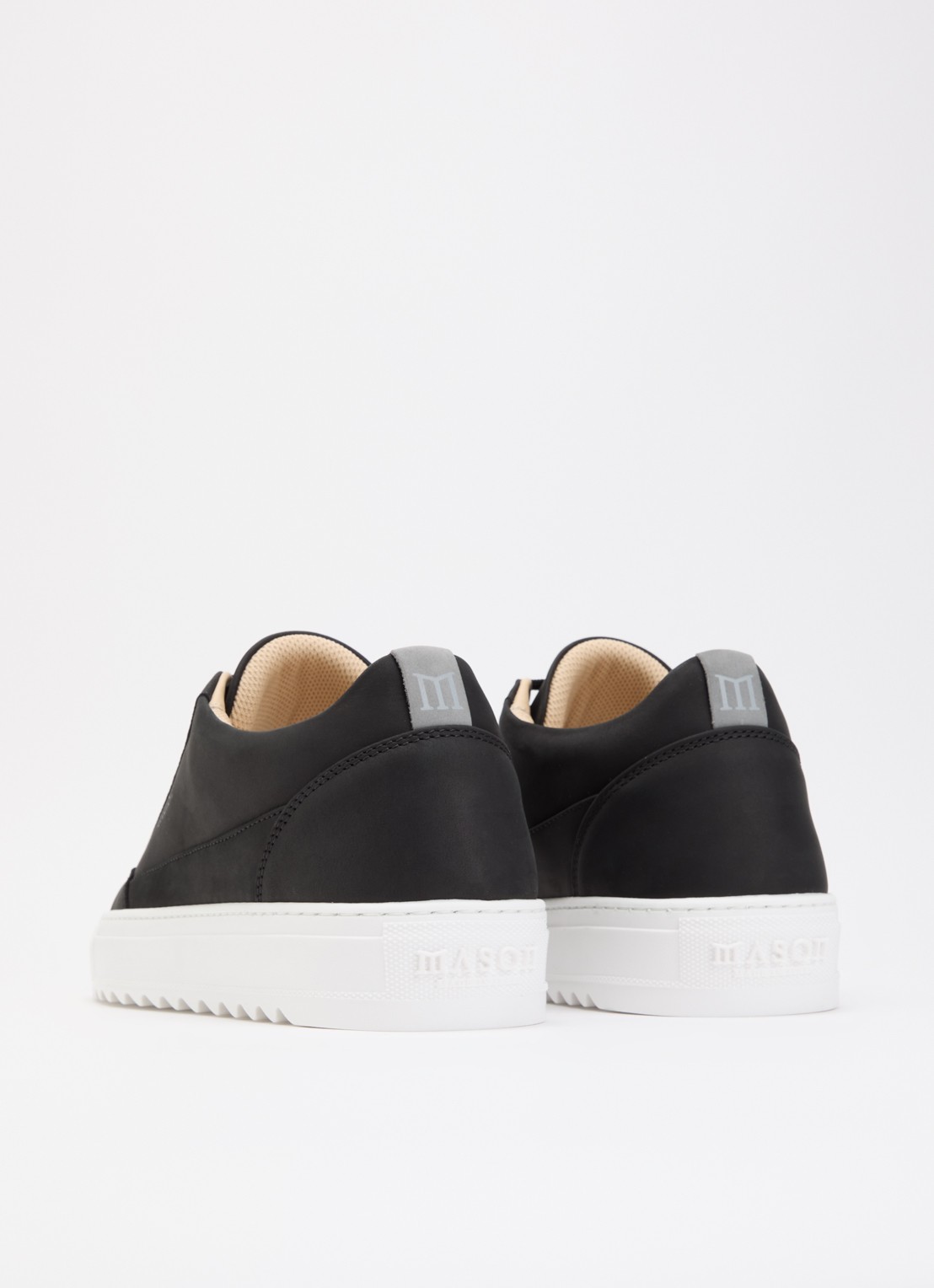 Mason Garments Tia  sneaker van nubuck - achterkant 5 zwart