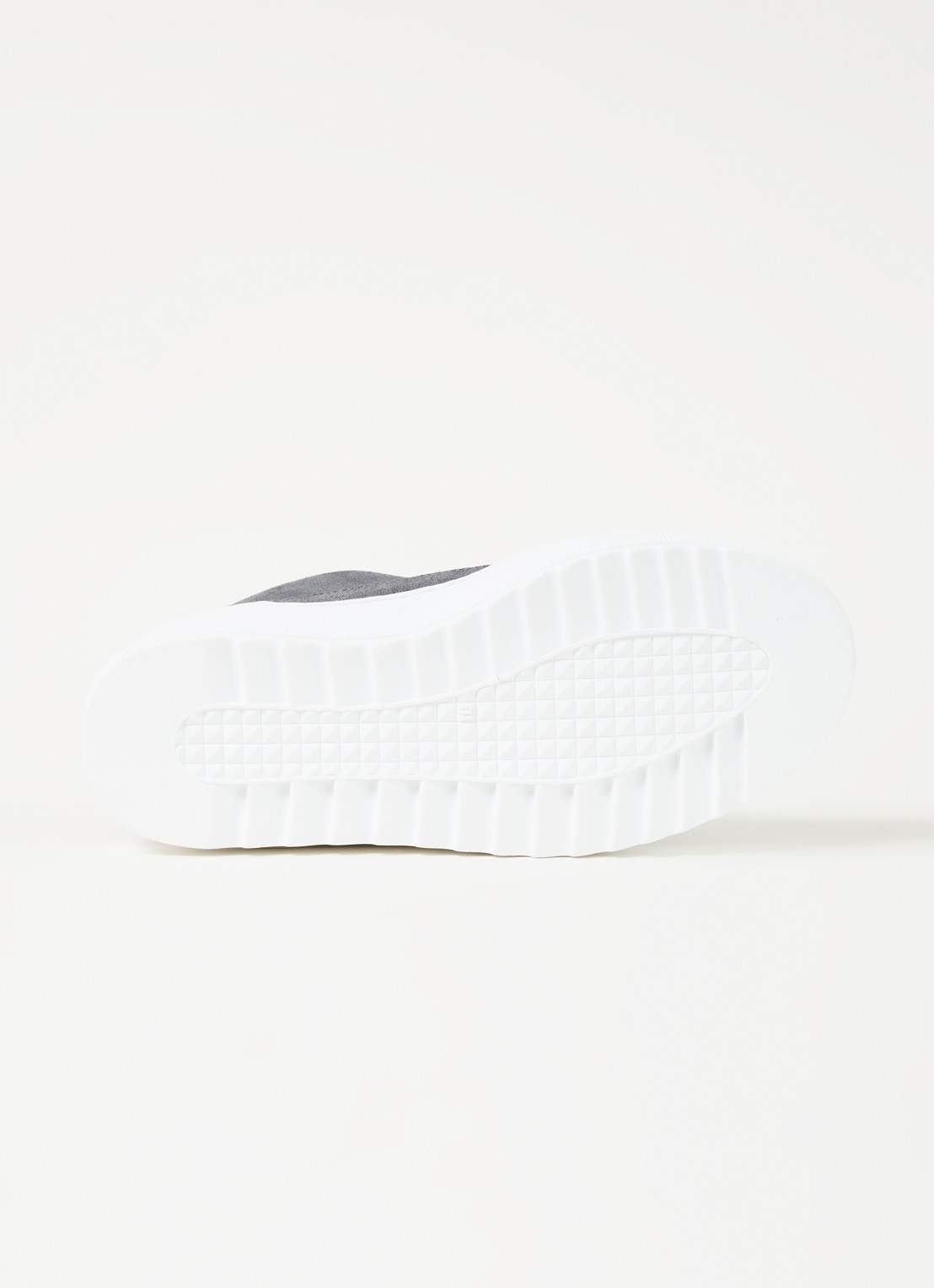 Mason Garments Tia sneaker van suède met leren details - detail 4 antraciet