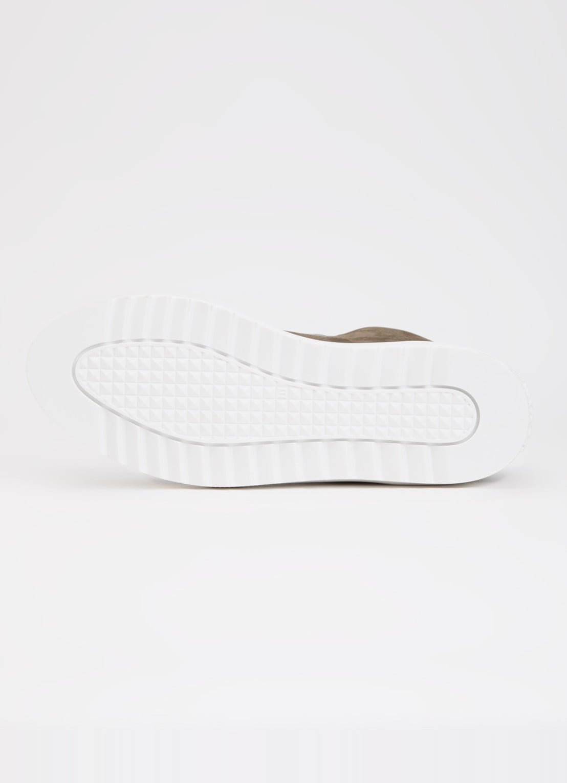 Mason Garments Tia Sport Mescolanza sneaker van nubuck met details van leer - detail 4 olijfgroen