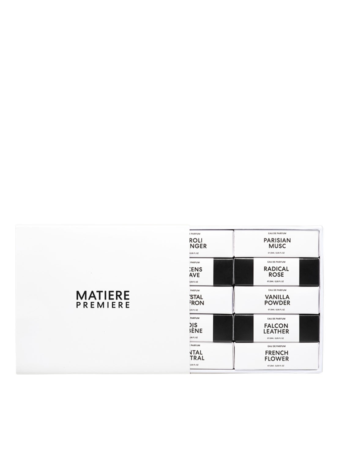 Matiere Premiere Discovery Set Eau de Parfum - travel size geurenset - voorkant undefined