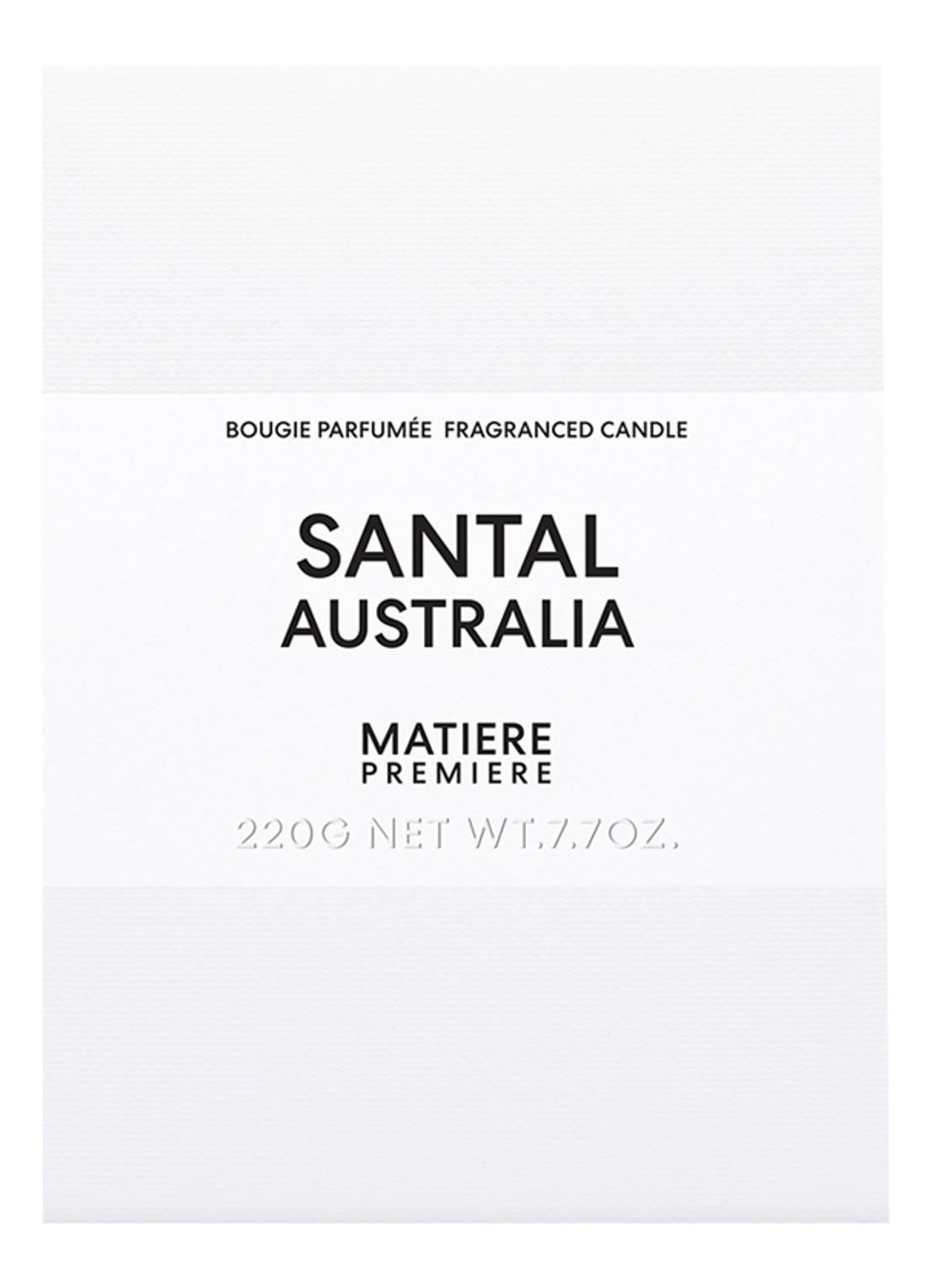 Matiere Premiere Santal Australia Scented Candle - geurkaars 220 gram - voorkant 2 undefined