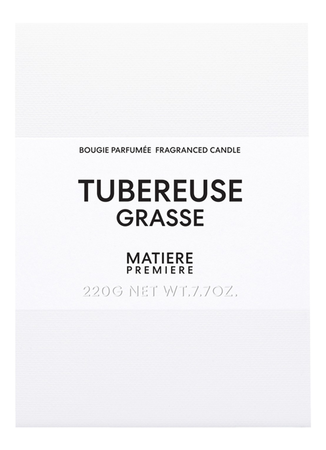 Matiere Premiere Tubereuse Grasse Scented Candle - geurkaars 220 gram - voorkant 2 undefined