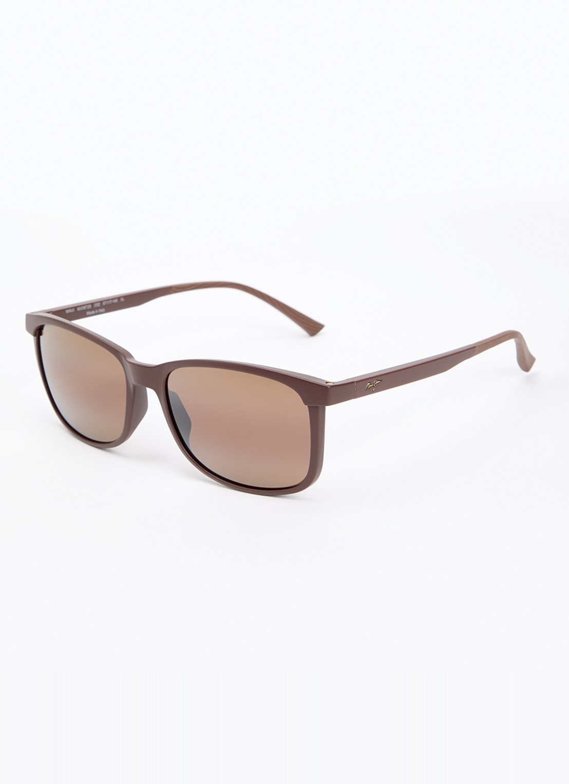 Maui Jim Hulili wayfarer zonnebril gepolariseerd MJ000780  - voorkant bruin