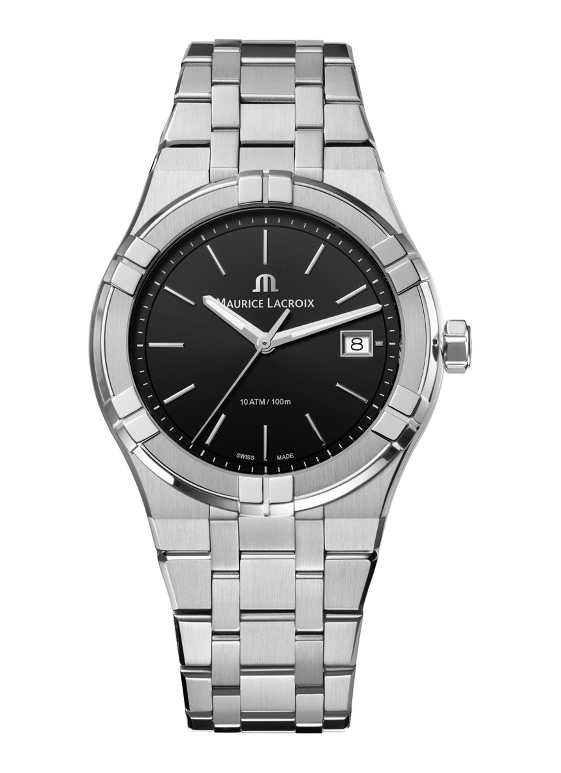 Maurice Lacroix Aikon horloge AI1108-SS002-330-1 - voorkant zilver