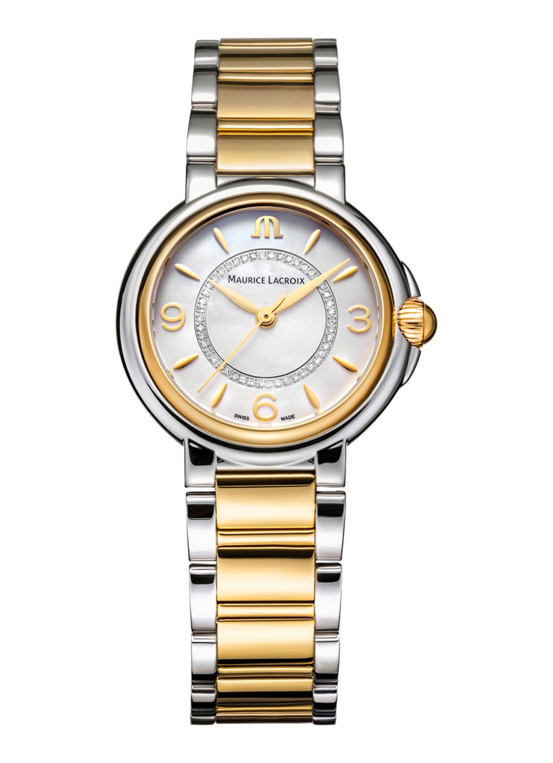 Maurice Lacroix Fiaba horloge FA1104-SSY13-B20-1  - voorkant zilver