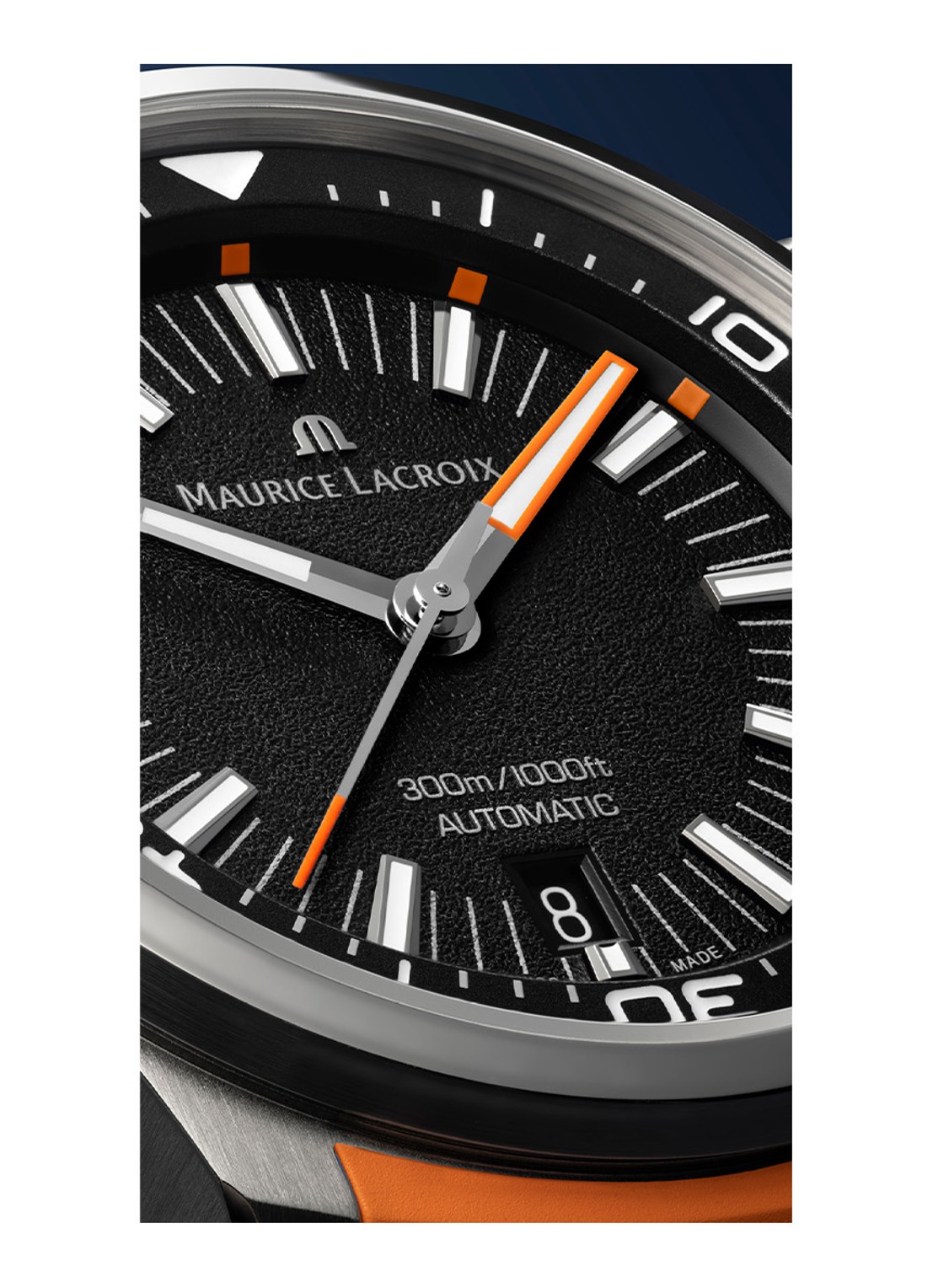 Maurice Lacroix Pontos S Diver horloge PT6248-SS00L-330-J - detail 2 zilver