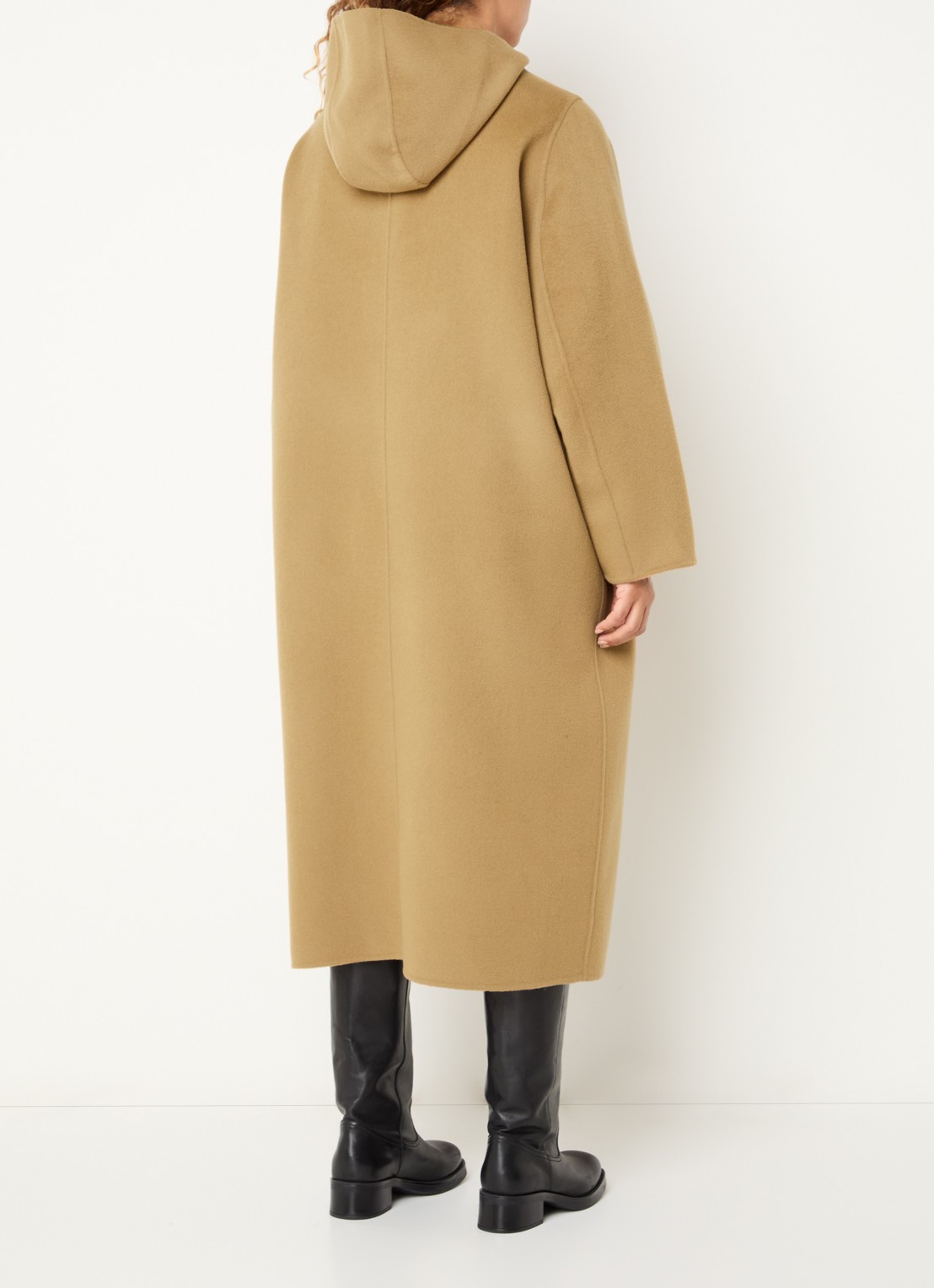 Max & Co Mantel met afneembare capuchon - achterkant 3 camel