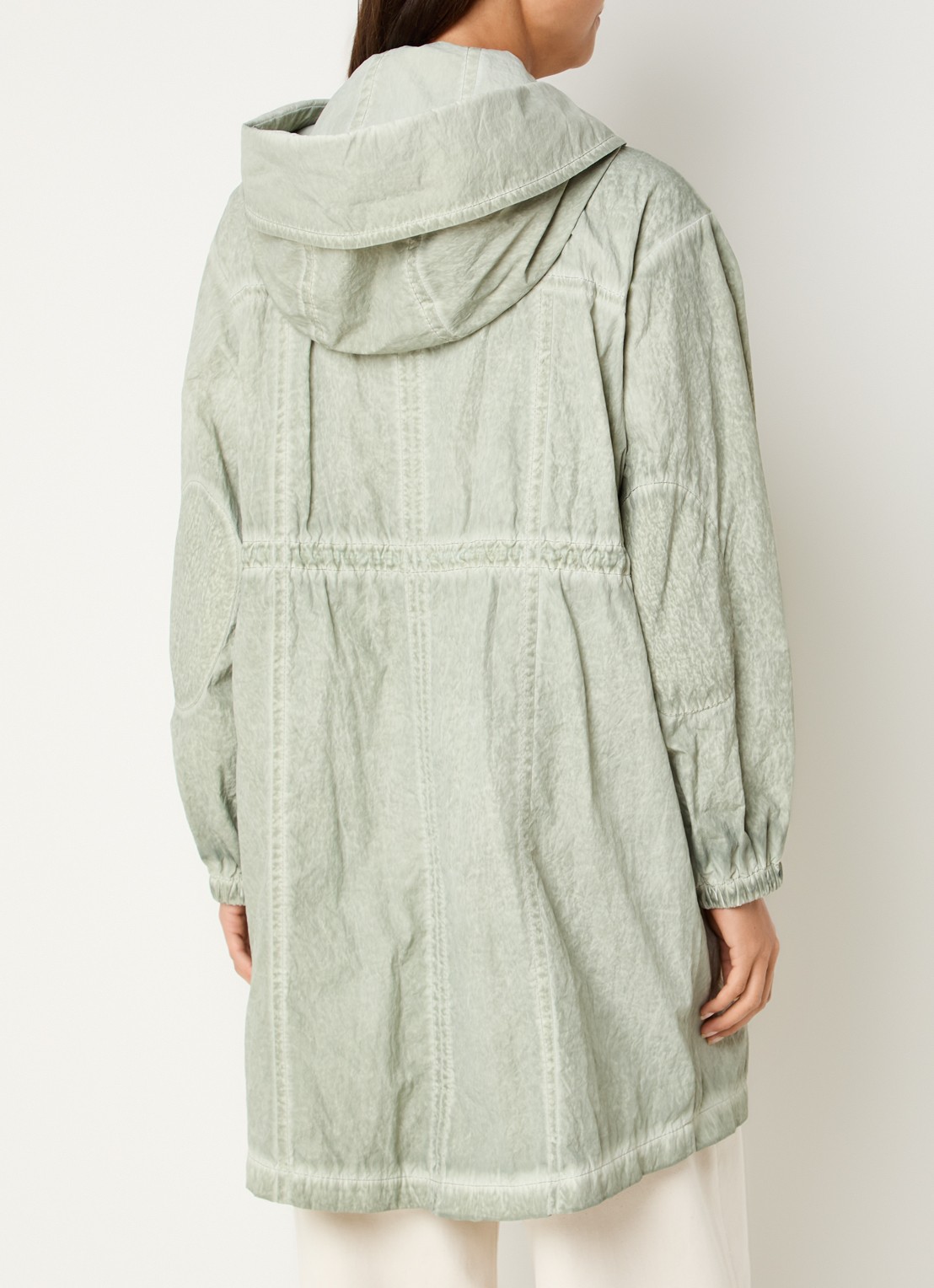 Max & Co Parka met steekzakken - achterkant 4 lichtgroen