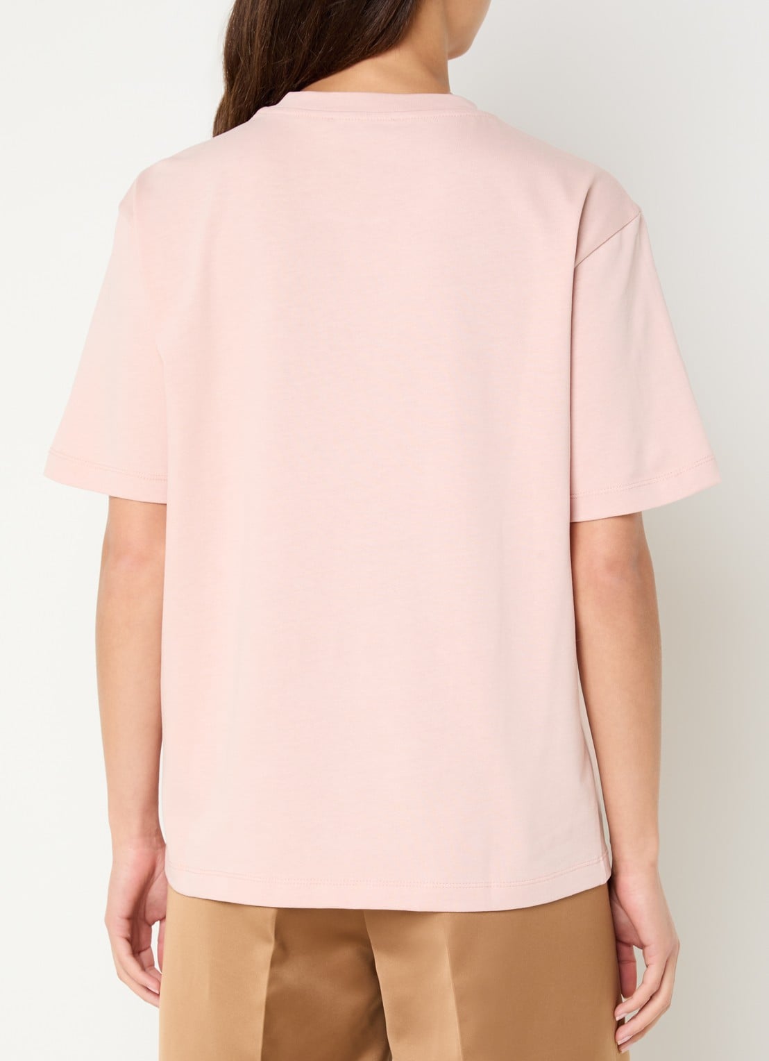Max & Co T-shirt met print - achterkant 4 lichtroze