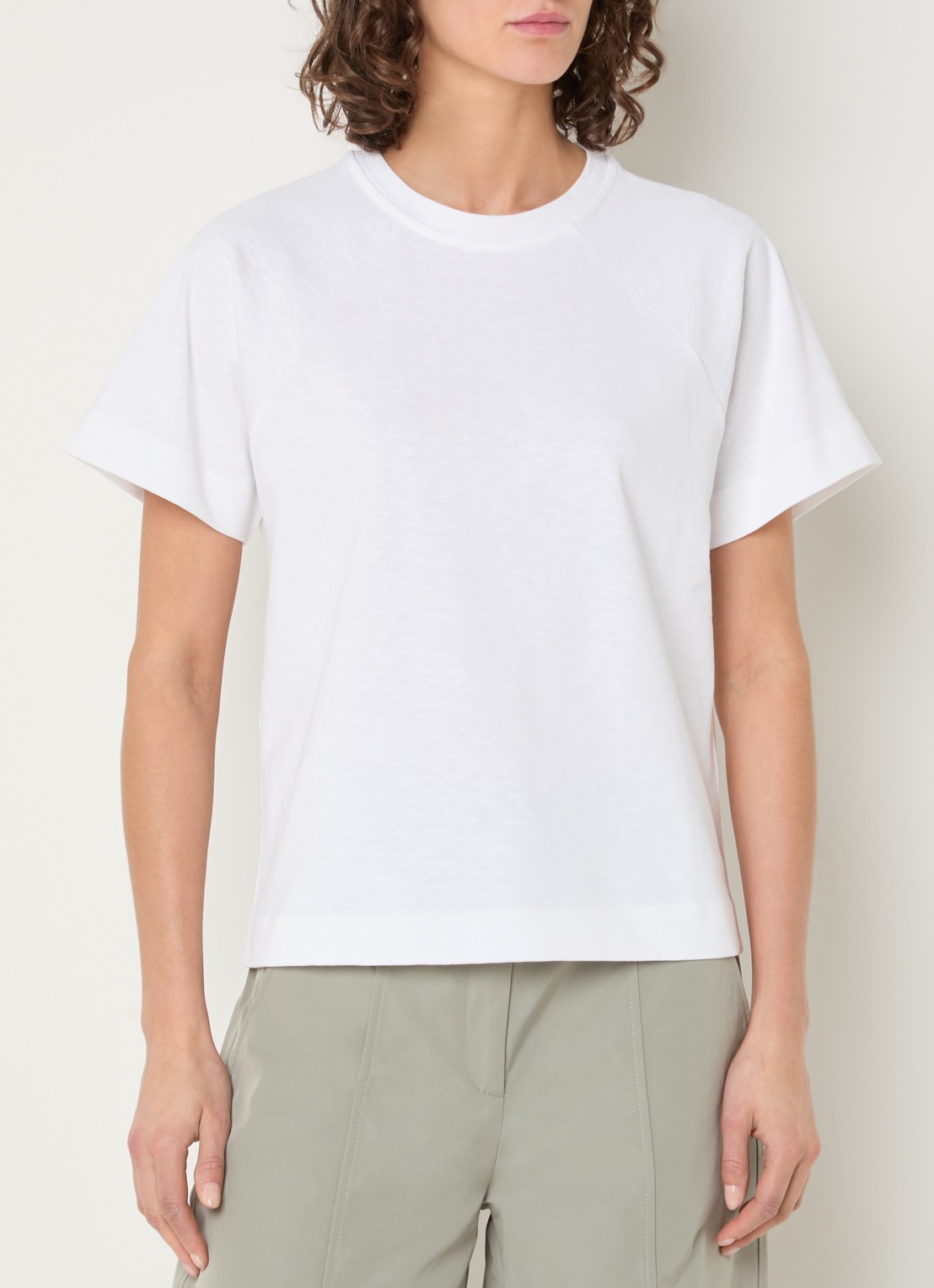 Max & Co T-shirt met ronde hals - detail 4 wit