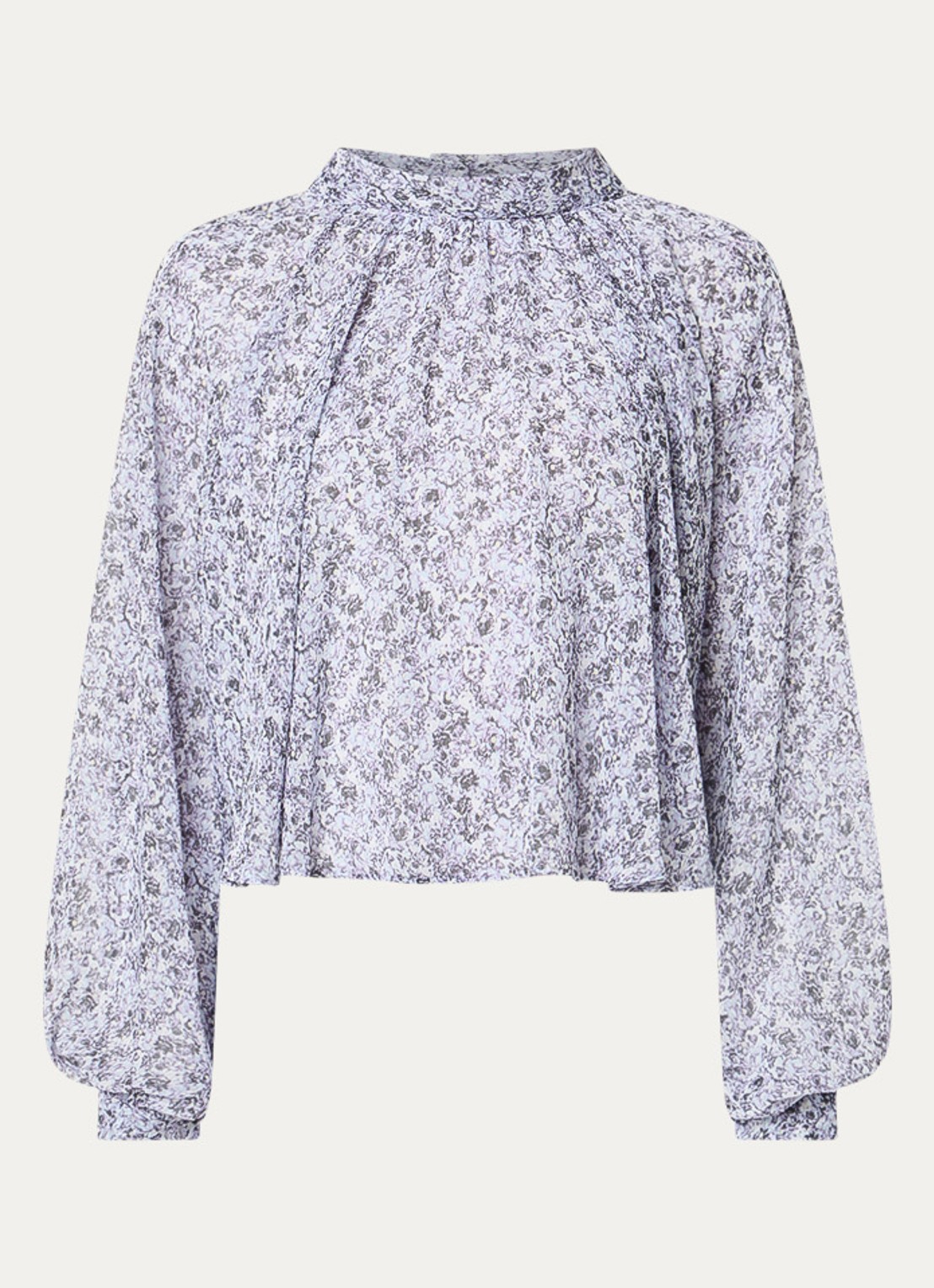 Max & Co Tuniek met print en vleermuismouwen - voorkant 2 lavendel