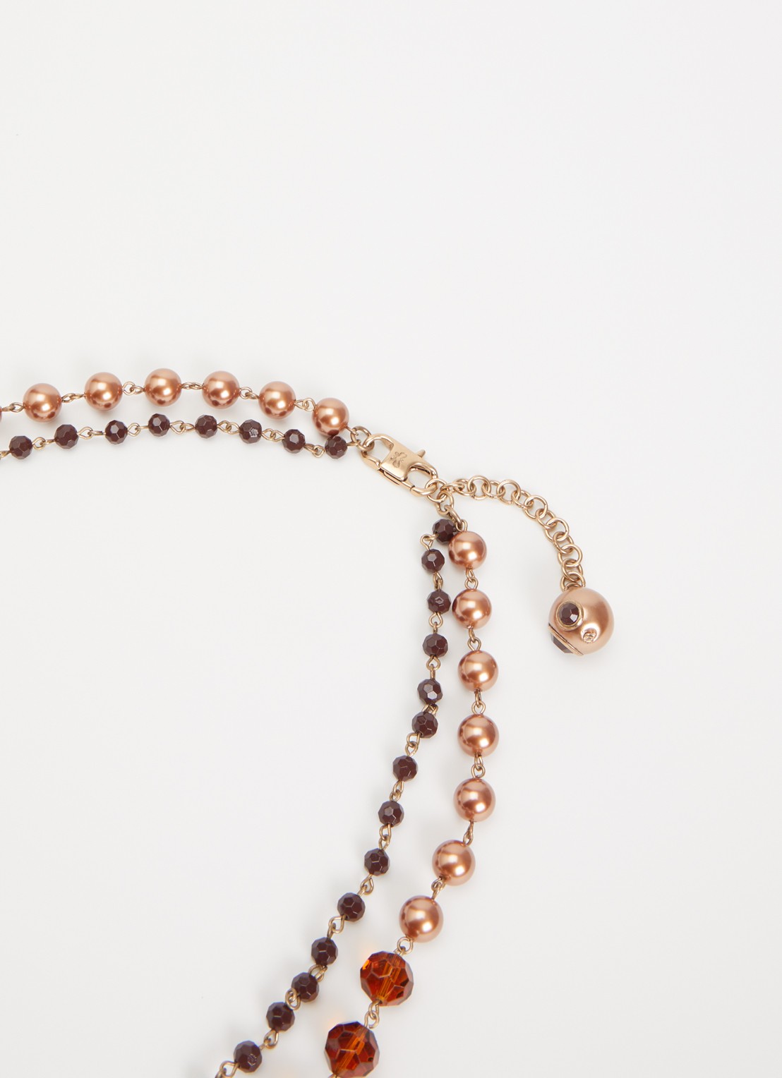 Max Mara Aderire kralenketting - detail 3 goud