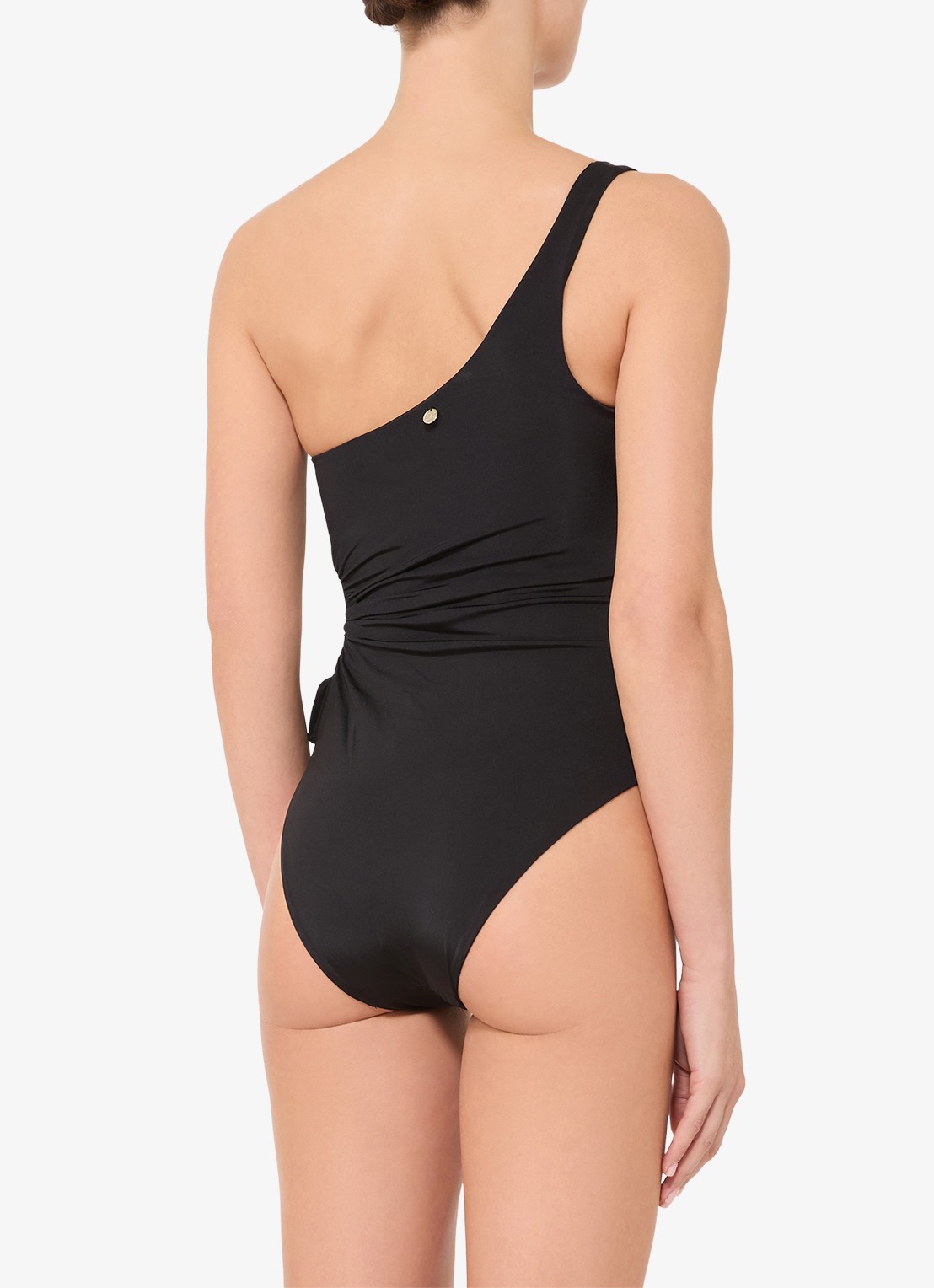 Max Mara Badpak met cut-out detail - achterkant 2 zwart