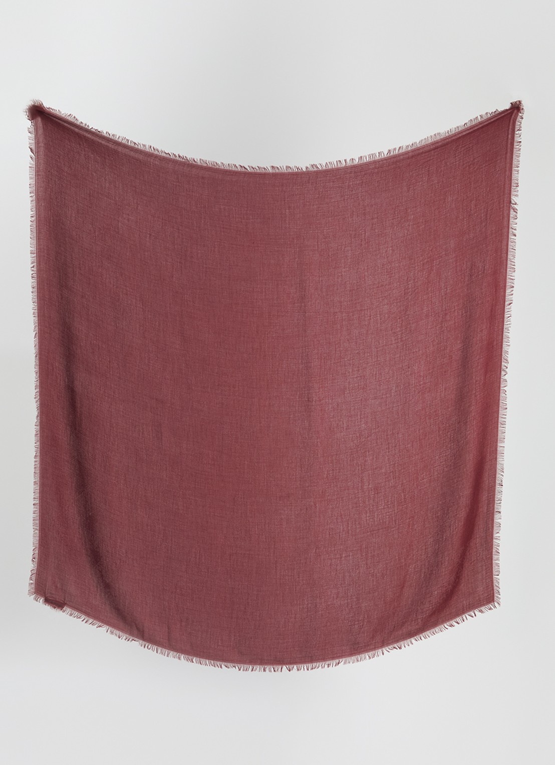 Max Mara Ballo sjaal in kasjmierblend 132 x 132 cm - detail 2 bordeauxrood