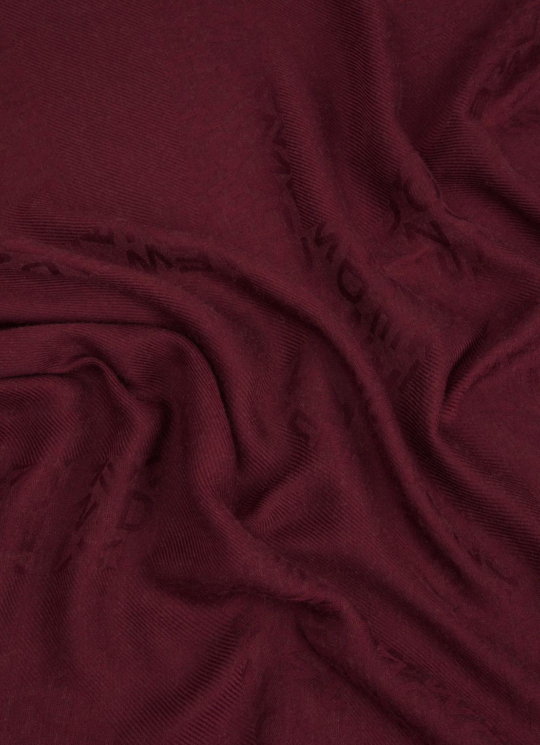 Max Mara Ballo sjaal in kasjmierblend 132 x 132 cm - detail 3 bordeauxrood