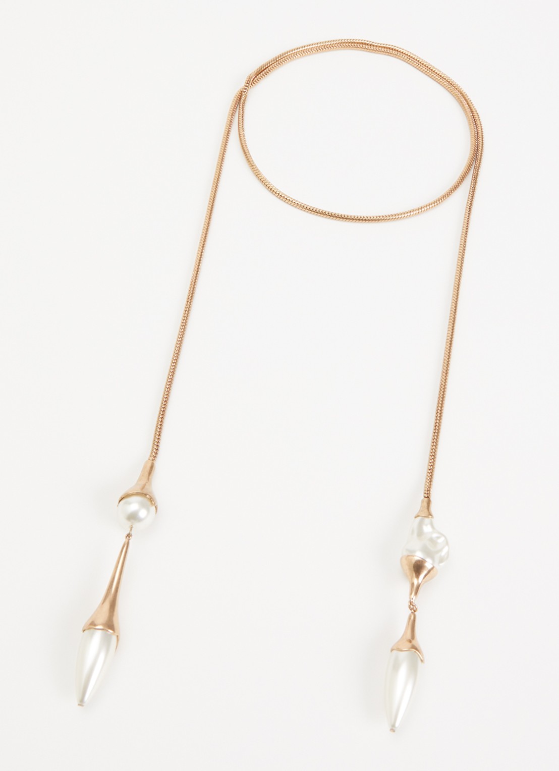 Max Mara Bevanda ketting met hanger - detail goud