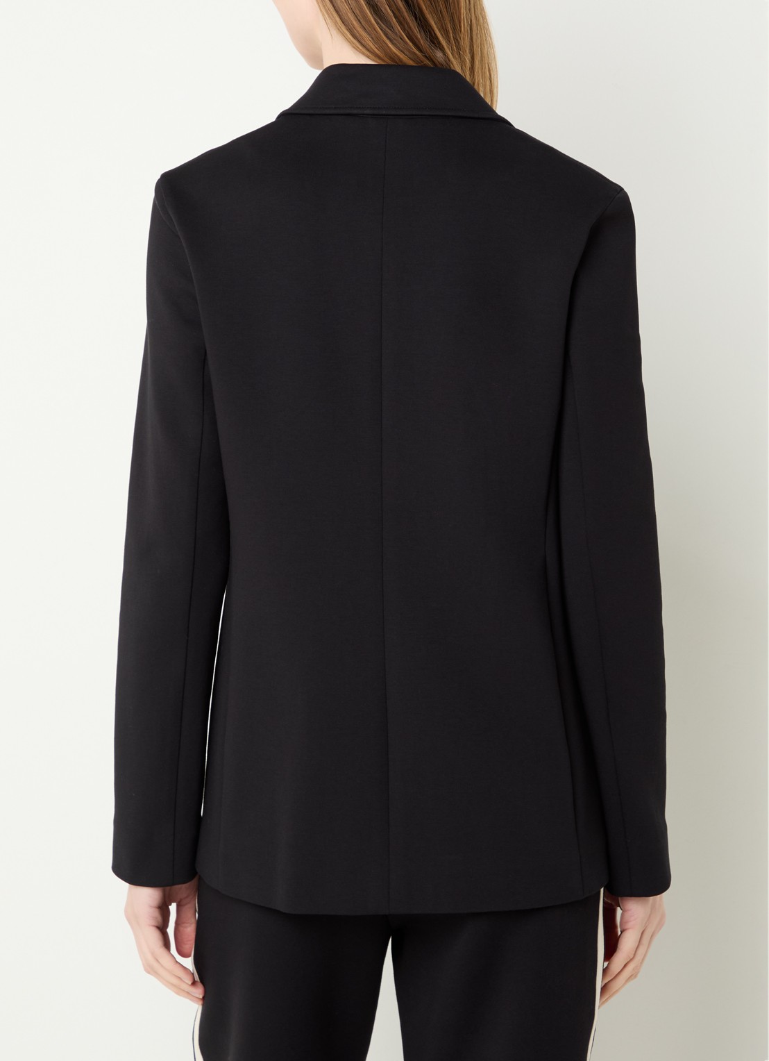 Max Mara Blazer met kraag - achterkant 2 zwart