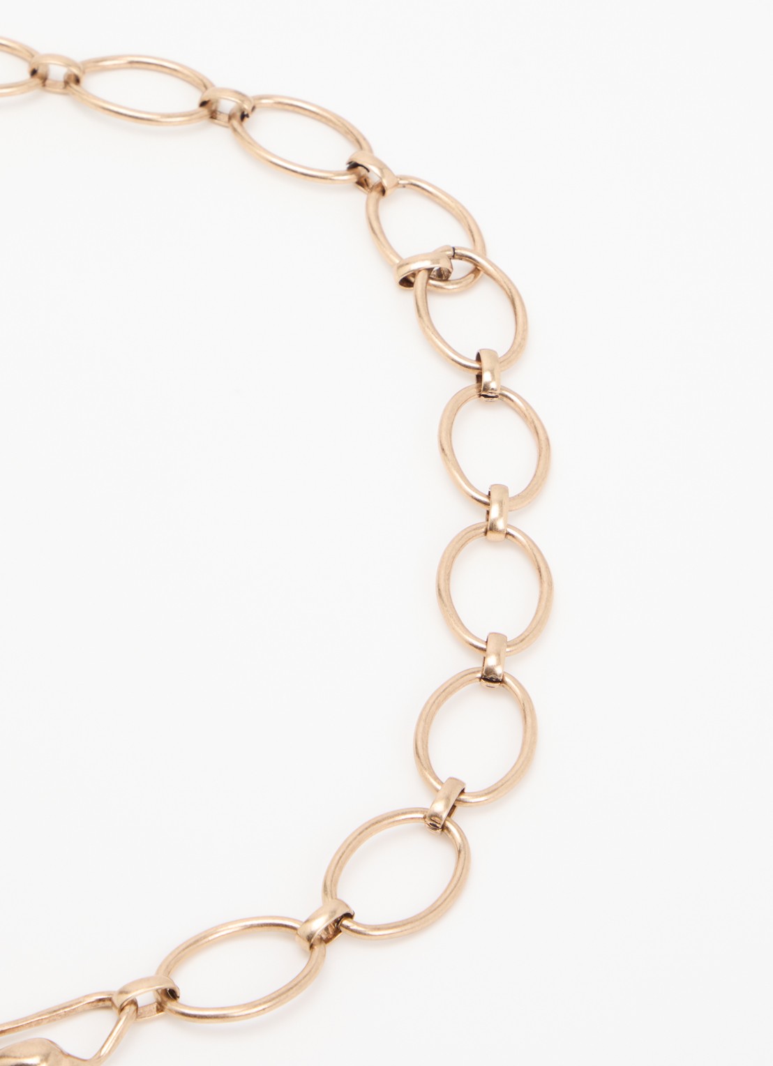 Max Mara Bronte ketting met imitatieparels - detail 2 goud