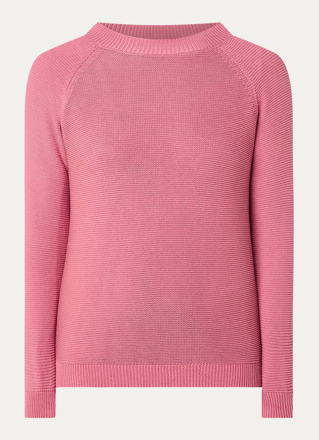 Max Mara Daere fijngebreide trui met ronde hals - voorkant 2 roze