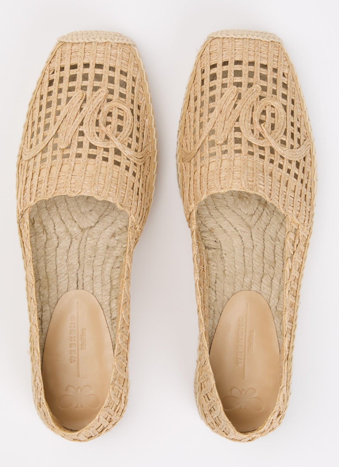 Max Mara Espadrille met opengewerkt dessin - detail 7 camel