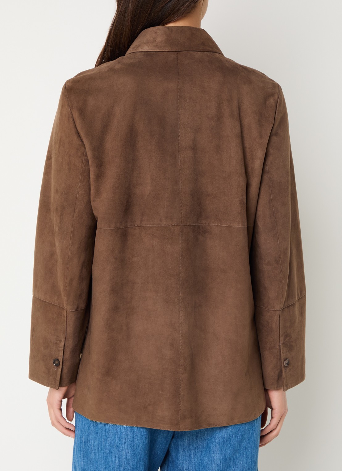 Max Mara Jack van zijde - achterkant 2 bruin