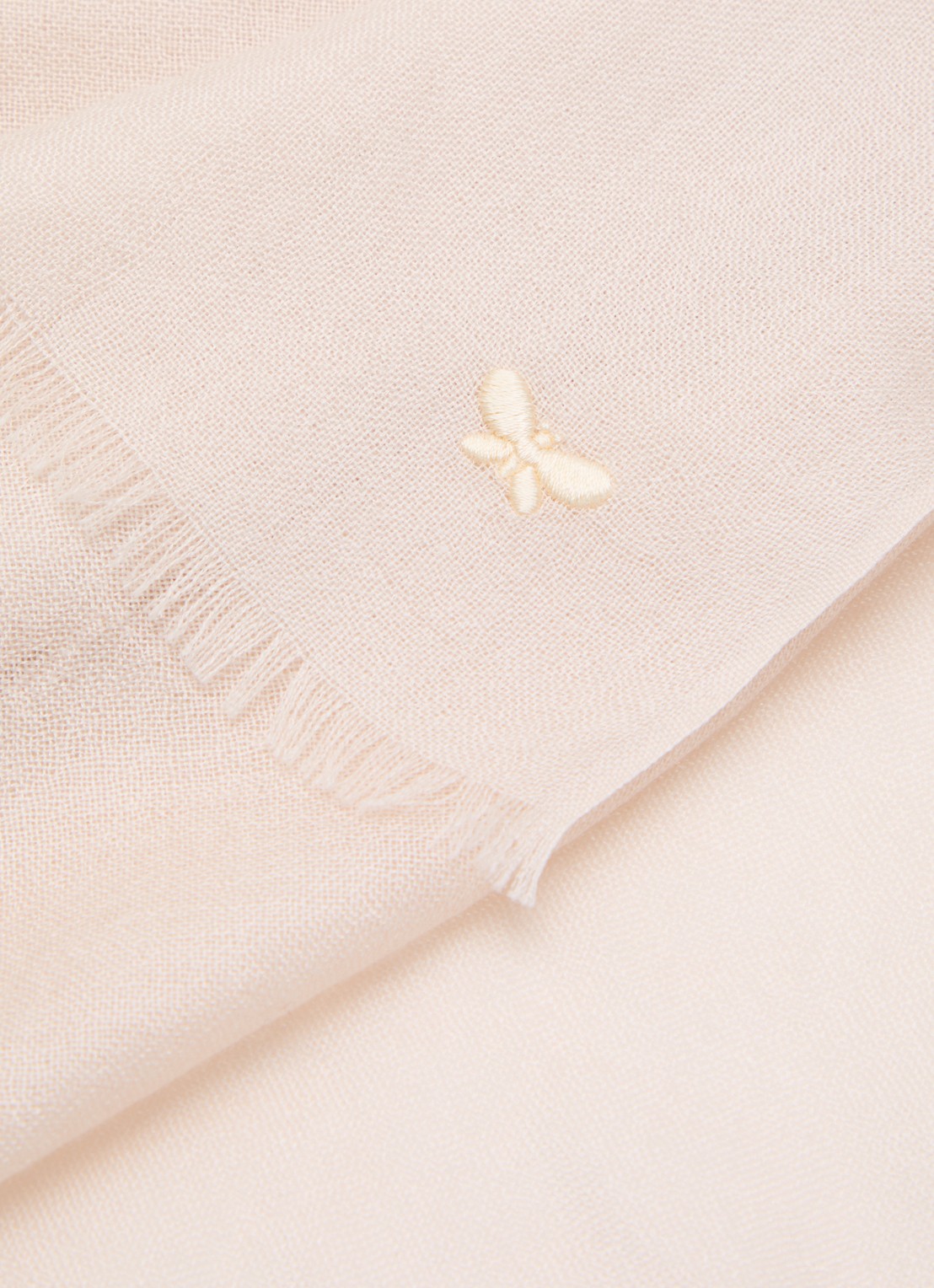 Max Mara Karauche sjaal in kasjmierblend 180 x 80 cm - detail 3 creme