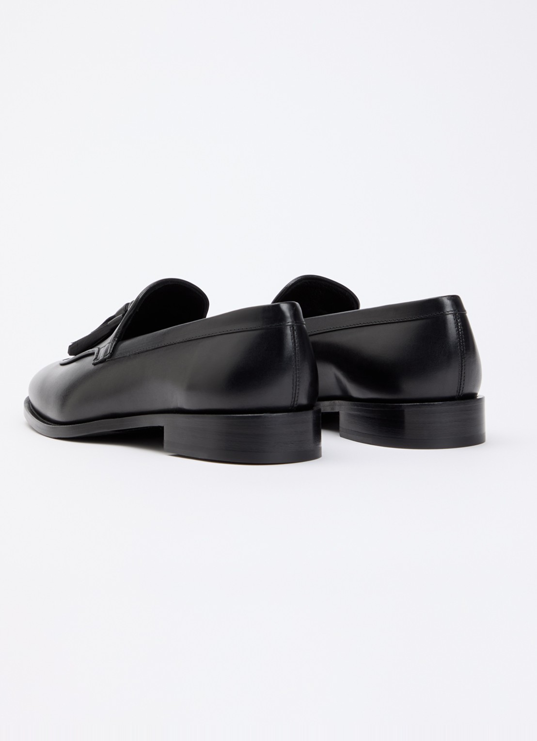 Max Mara Loafer van kalfsleer - achterkant zwart