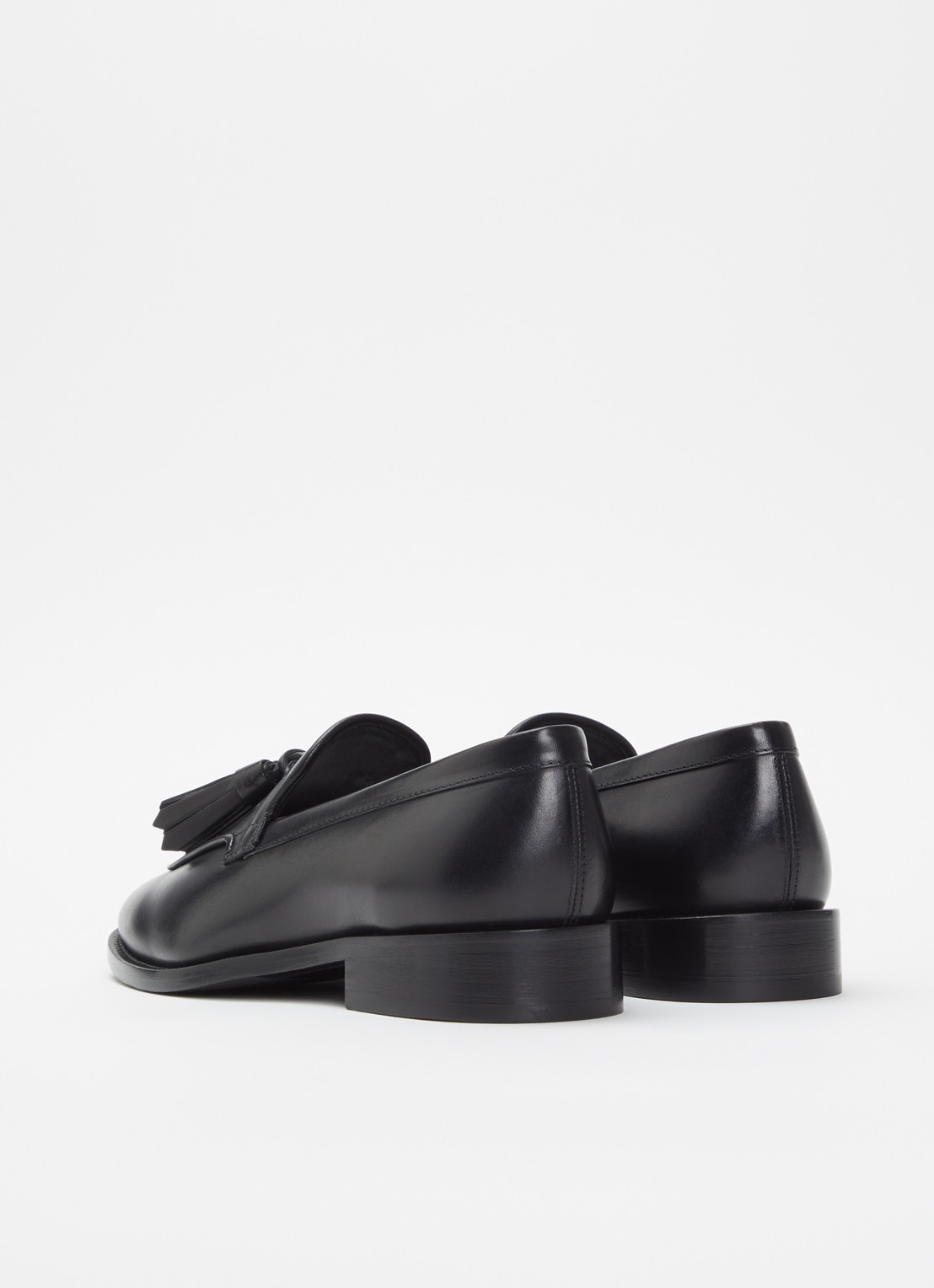 Max Mara Loafer van leer - achterkant 5 zwart