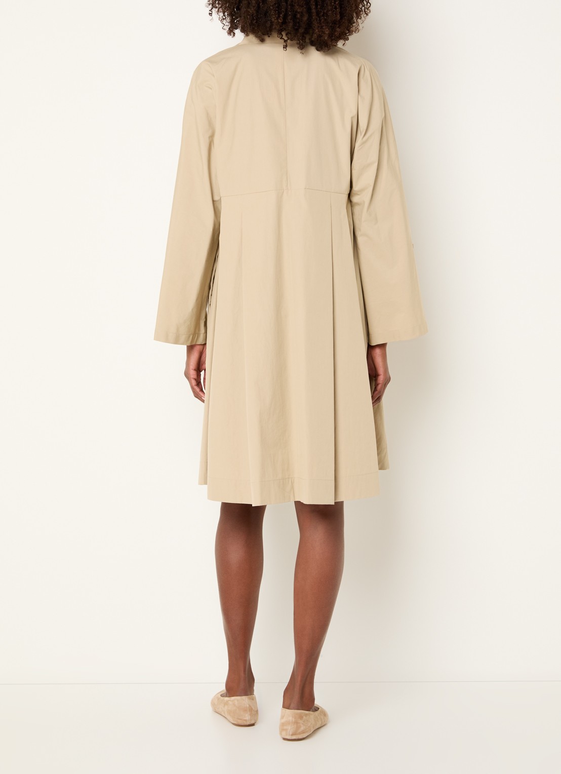 Max Mara Midi tuniekjurk met steekzakken - achterkant 3 beige