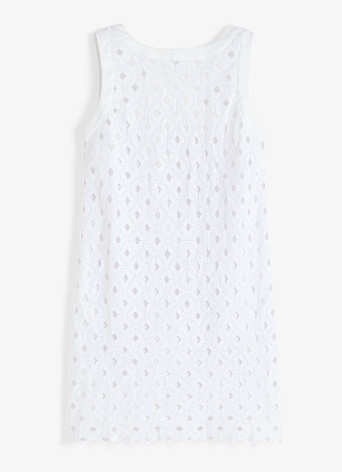 Max Mara Mini jurk met cut-out detail - voorkant 4 wit