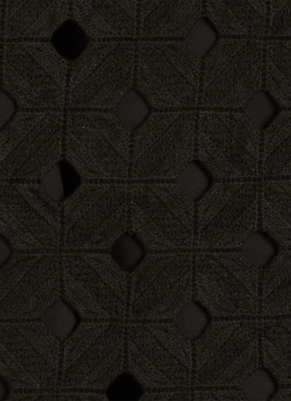Max Mara Mini jurk met cut-out detail - detail 3 zwart