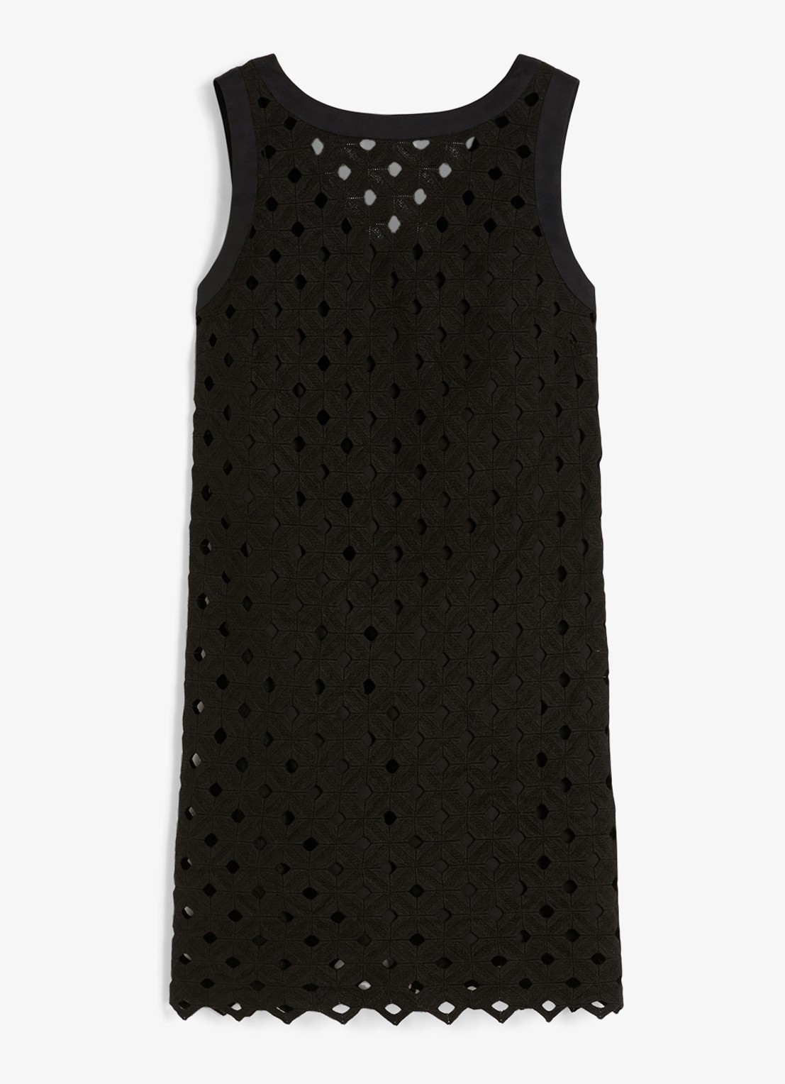 Max Mara Mini jurk met cut-out detail - voorkant 4 zwart