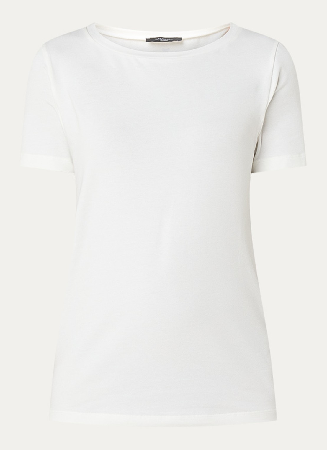 Max Mara Multib T-shirt met ronde hals - voorkant 3 wit